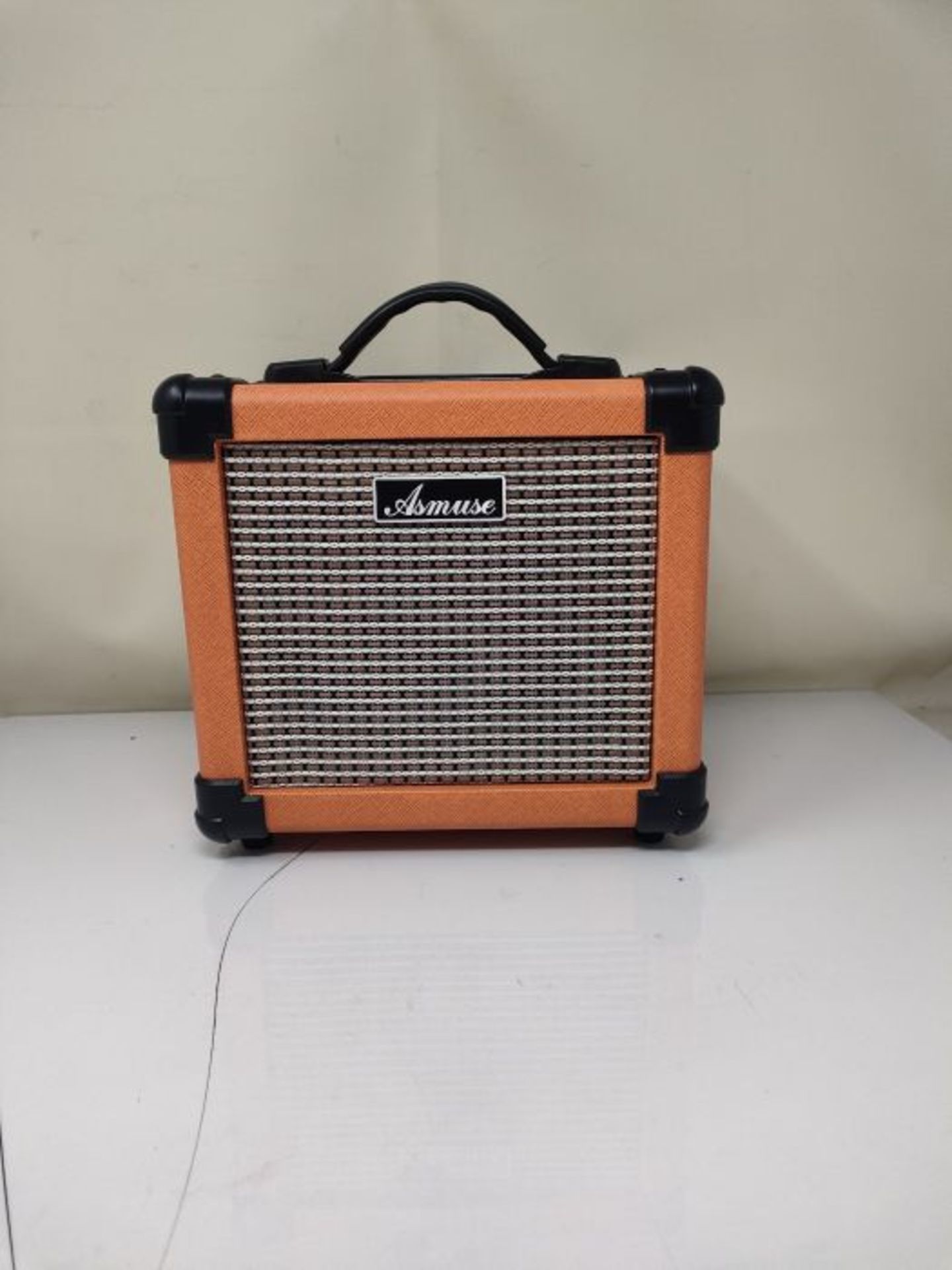 RRP £63.00 Asmuse Guitar Amplifier 10W Handle Portable Amp for Electric Guitar Combo Speaker (inc - Image 3 of 6