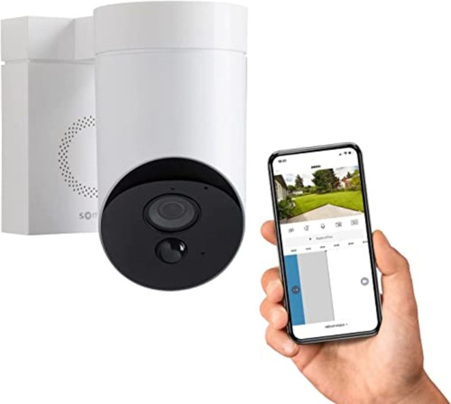 RRP£235.00 Somfy 2401560A Outdoor HD Camera for Home Security Systems, Smart Device with Integrat