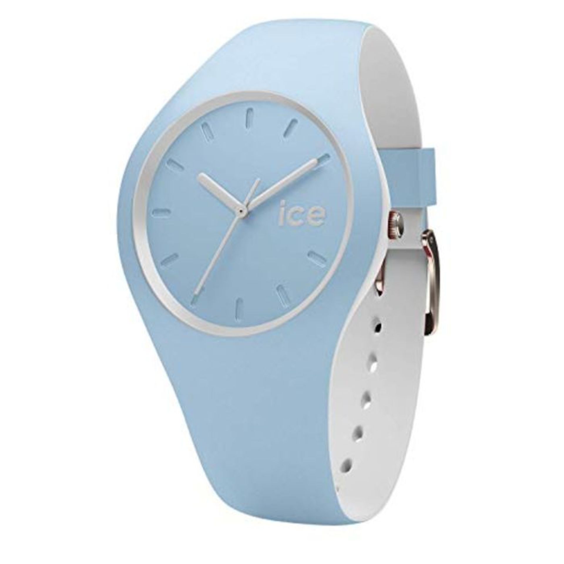 RRP £55.00 Ice-Watch - ICE Duo White sage - Women's Wristwatch with Silicon Strap - 001489 (Small
