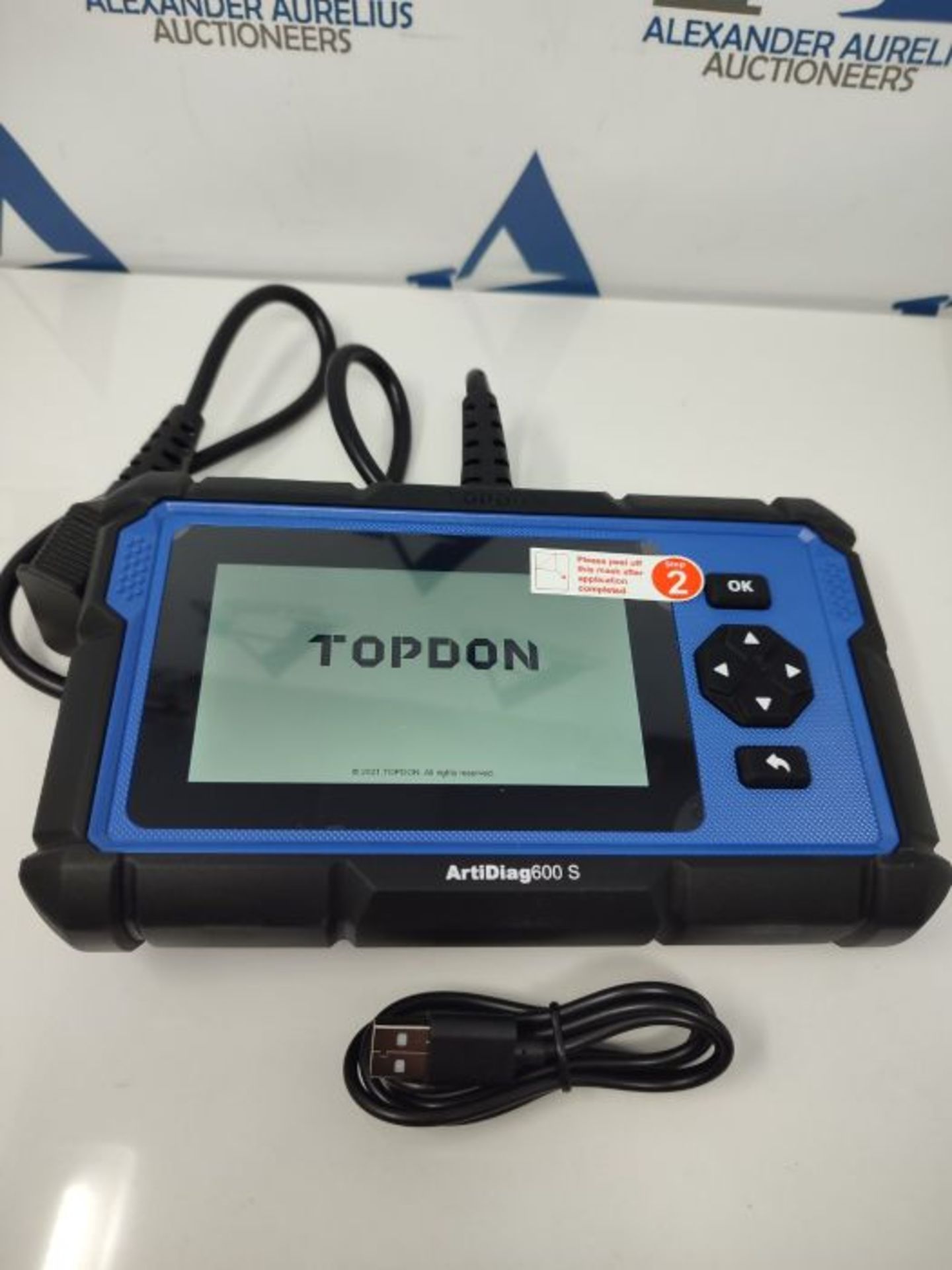 RRP £238.00 TOPDON OBD2 Code Reader Scanner ArtiDiag600S, 8 Reset Service for Oil/BMS/ABS/SAS/EPB/ - Image 3 of 3