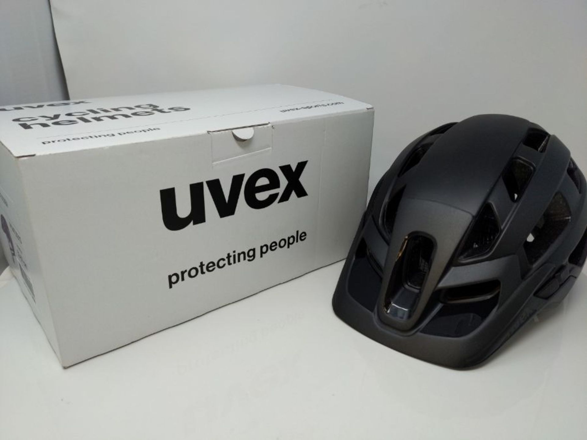 RRP £102.00 uvex Unisex's Finale 2.0 Tocsen Bike Helmet, Black mat, 52-57 cm - Image 2 of 2