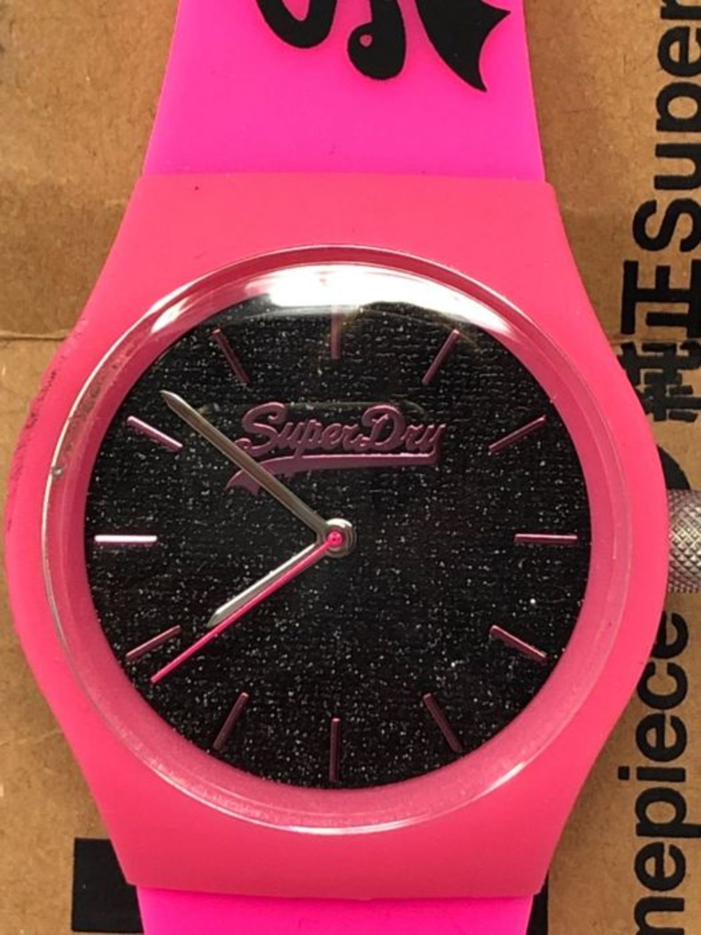 Superdry Womens Analogue Quartz Watch with Silicone Strap SYL001BP - Image 3 of 3