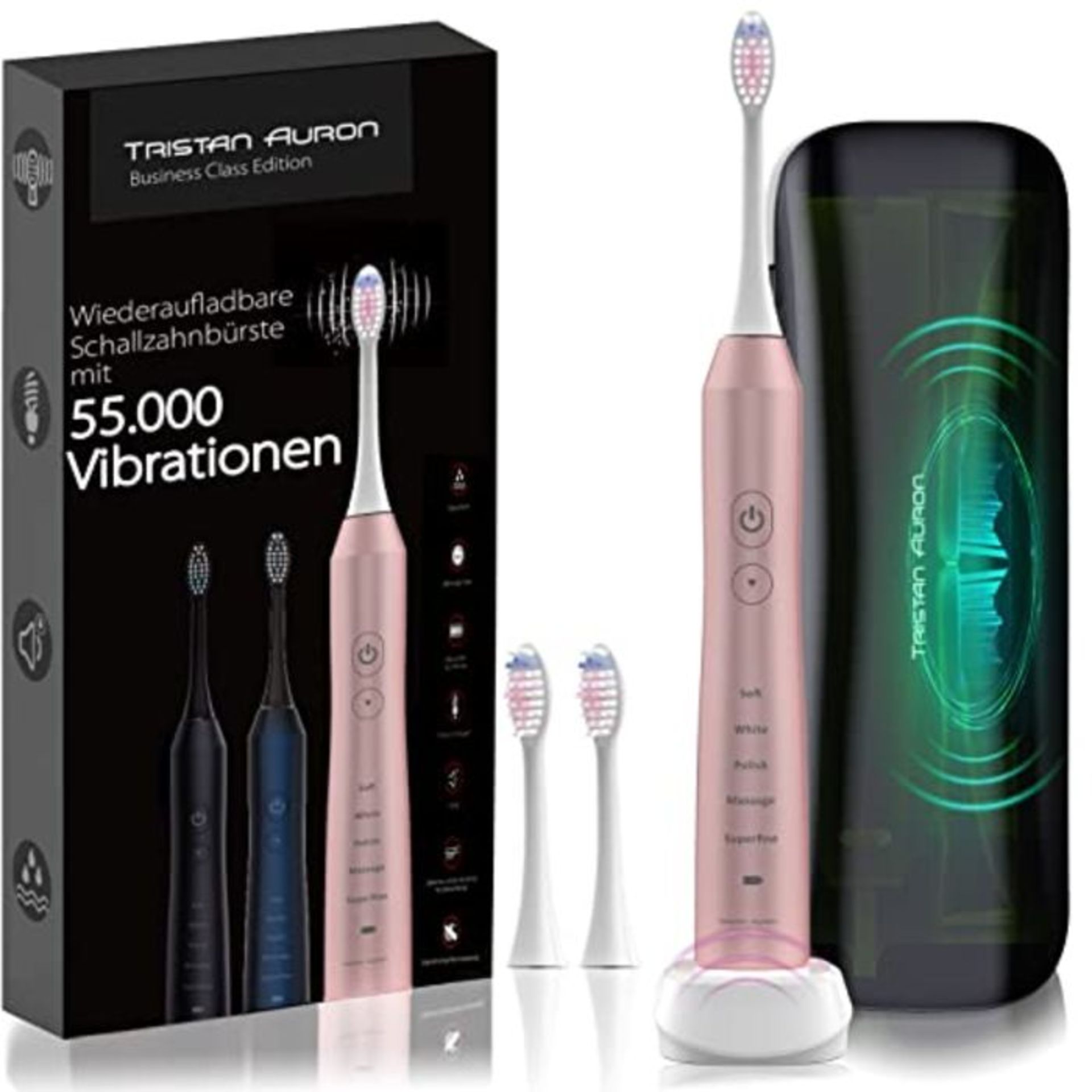 Tristan Auron Electric Toothbrush Business Edition - Sonic Toothbrush 5 Cleaning Modes