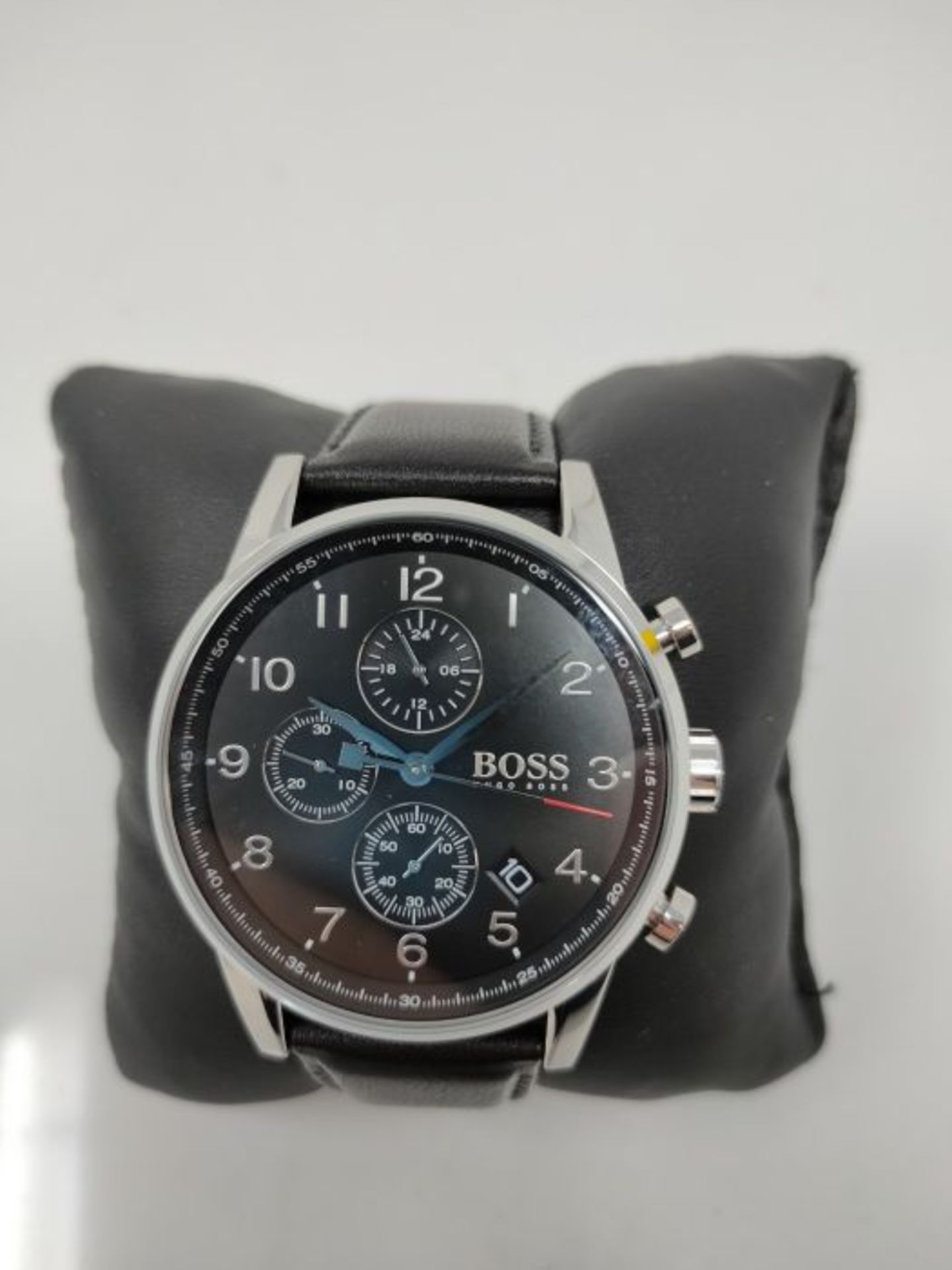 RRP £239.00 BOSS Watches Men's Chronograph Quartz Watch with Leather Strap 1513678 - Image 3 of 3