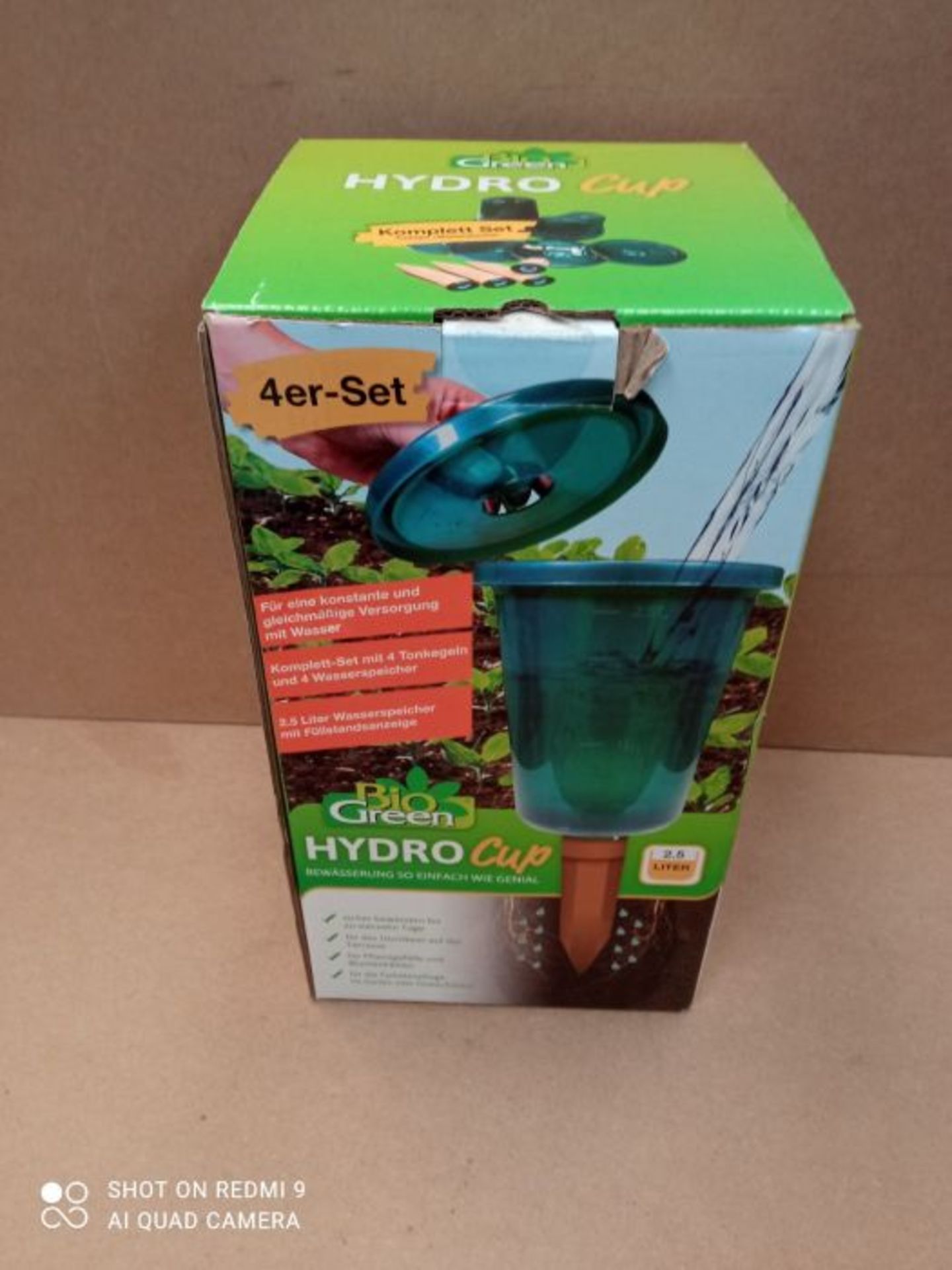 Bio Green, 4er Set Hydro, Set of 4 Clay Cones with Matching Cup Attachments, 2.5 Litre - Image 2 of 3