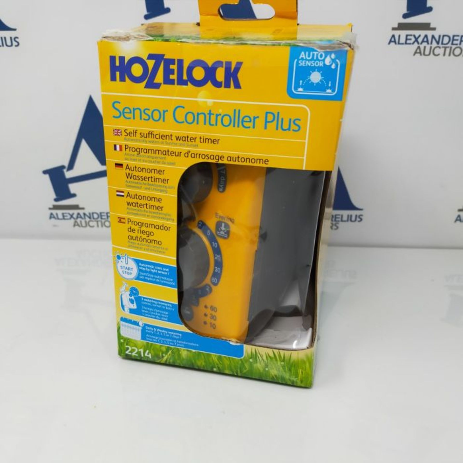 RRP £53.00 Hozelock 2214 0000 Sensor Controller Plus, Yellow/Grey, 40x25x15 cm - Image 3 of 3