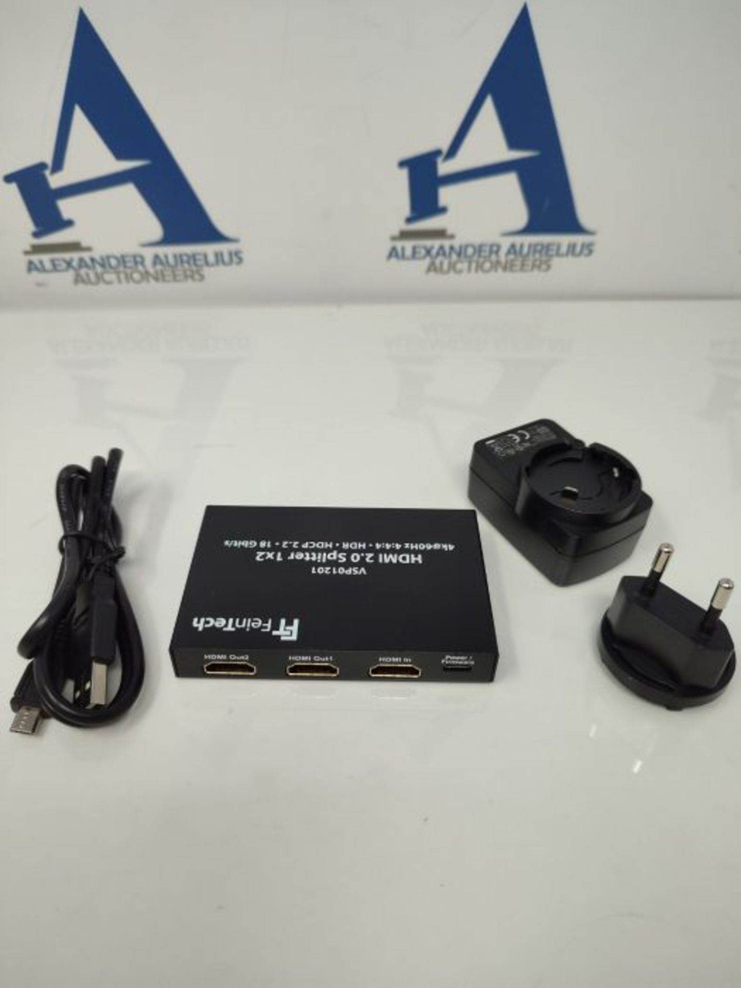 FeinTech VSP01201 HDMI 2.0 Splitter 1 in 2 out distributor Ultra-HD 4K 60Hz YUV 4:4:4 - Image 3 of 3