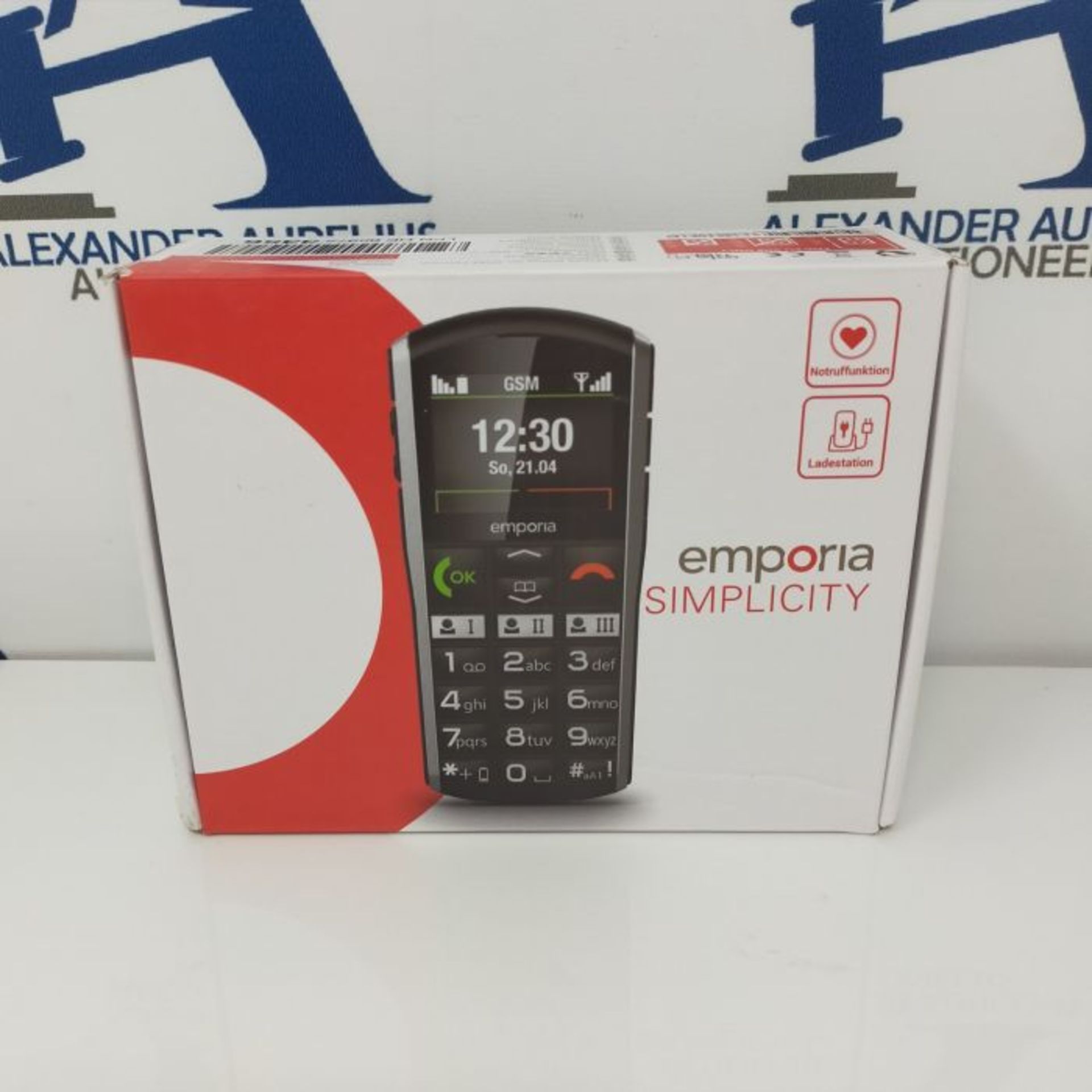 RRP £58.00 Emporia SiMPLiCiTY 5.08 cm (2") 90 g Black, Silver Senior phone SiMPLiCiTY, Bar, Singl - Image 3 of 3