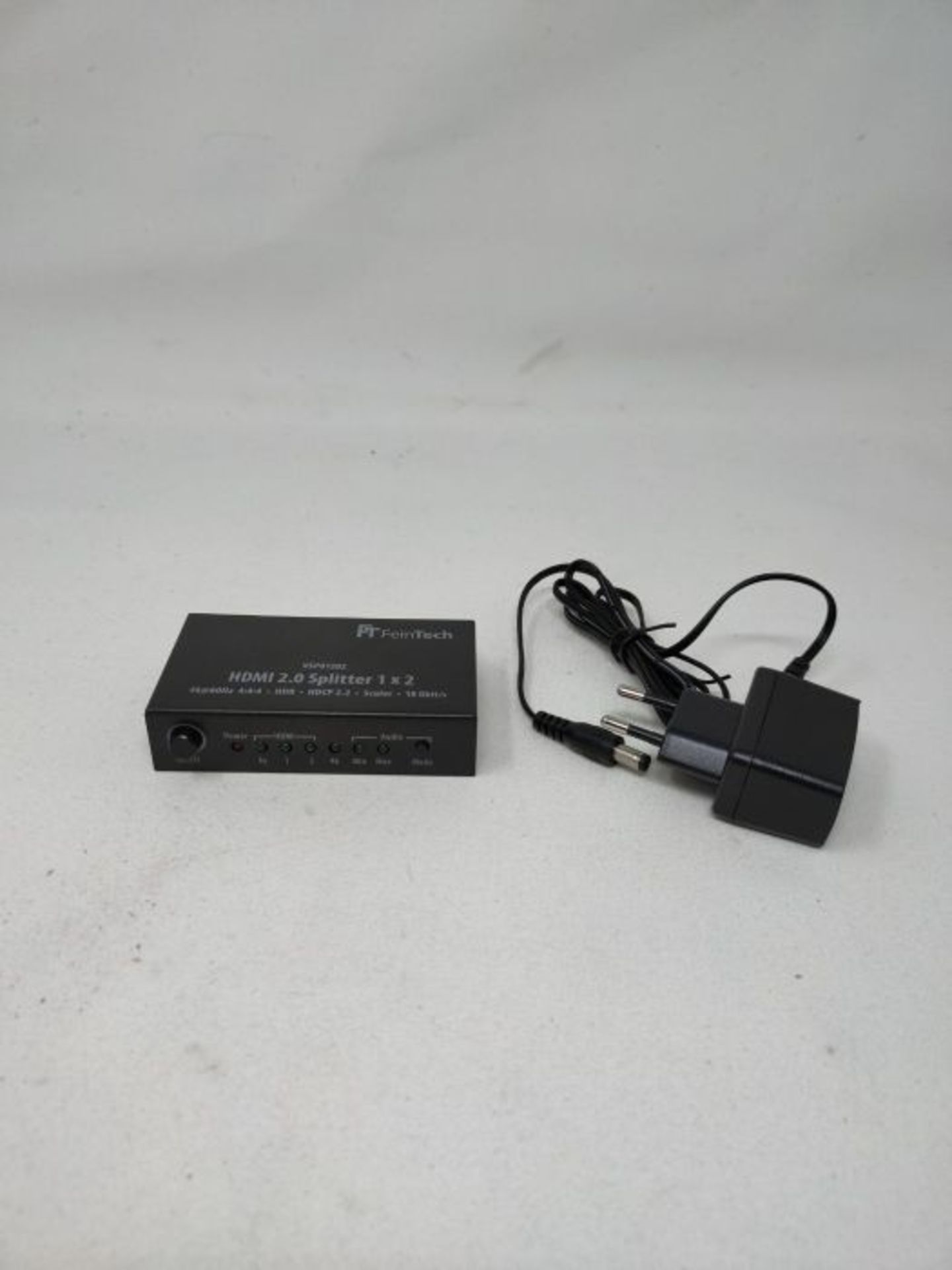 FeinTech VSP01202 HDMI 2.0 Splitter 1x2 mit 4K HDR Down-Scaler Audio-EDID Schwarz - Image 3 of 3