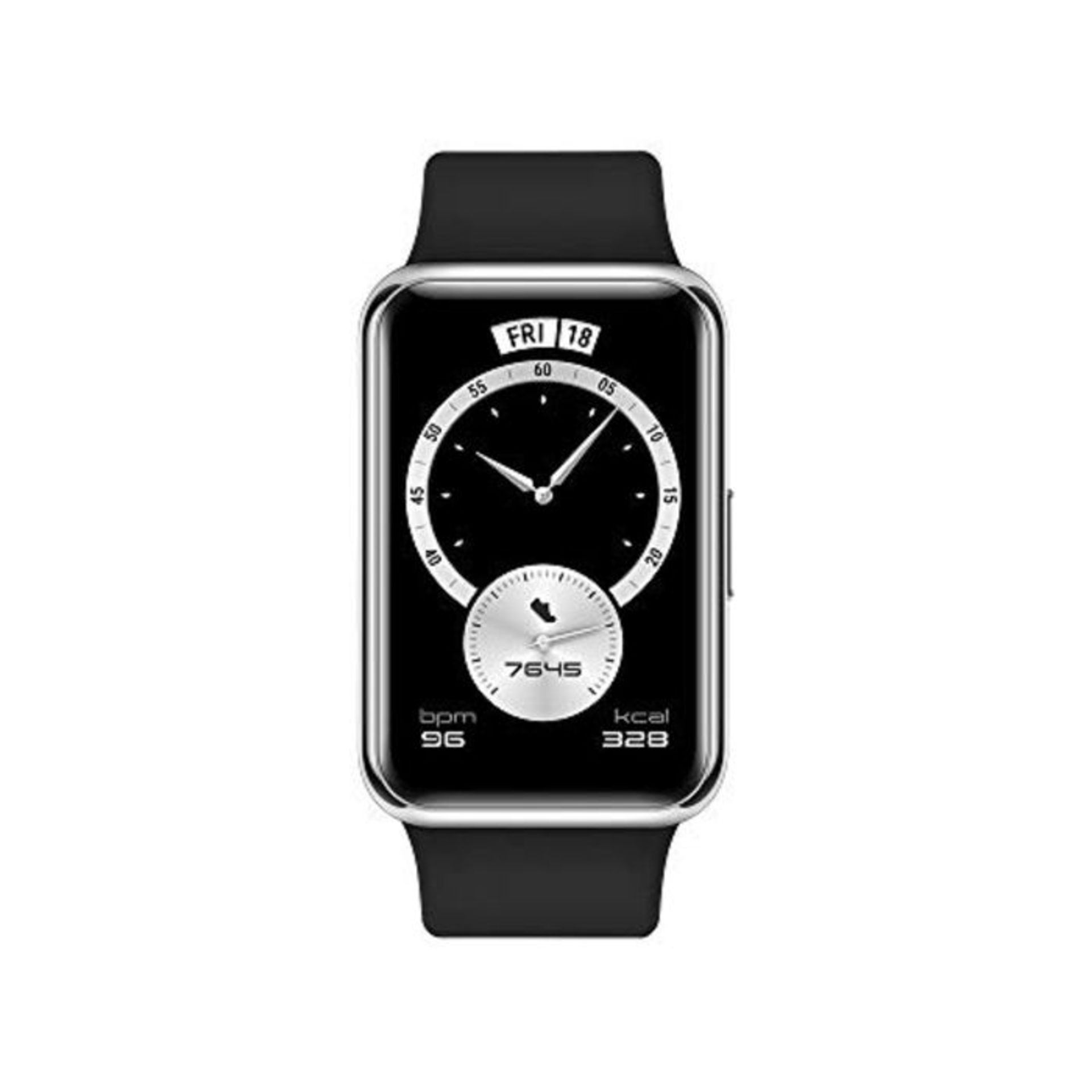 RRP £92.00 HUAWEI WATCH FIT  Elegant Edition  Smartwatch with Stainless Steel Bezel, 1.64