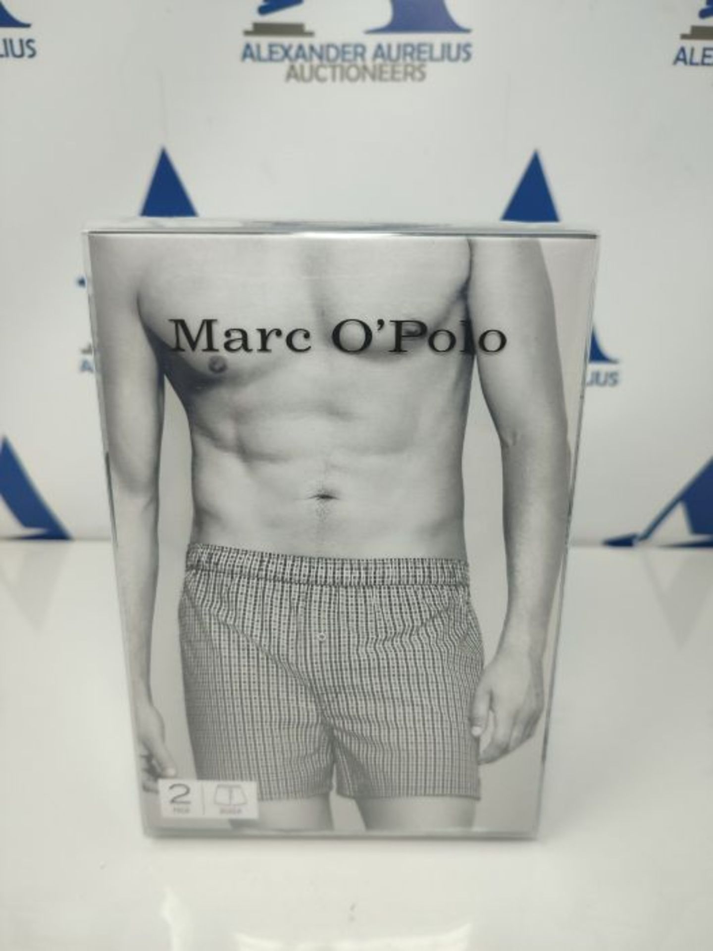 Marc O Polo Body & Beach Men's Marc O´Polo Boxershorts (2er Pack) Boxer Shorts, Blu - Image 2 of 2