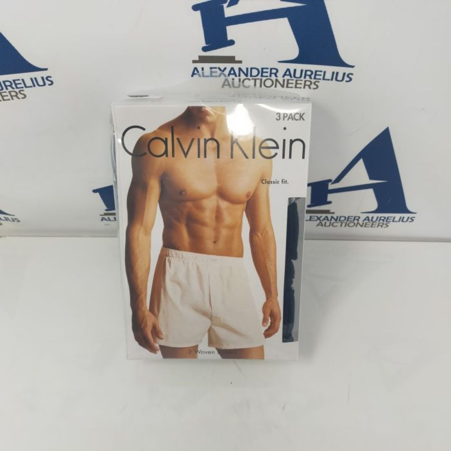 Calvin Klein - Men's Underwear Multipack - Cotton Stretch Trunks 3pk - Signature Waist - Image 2 of 2