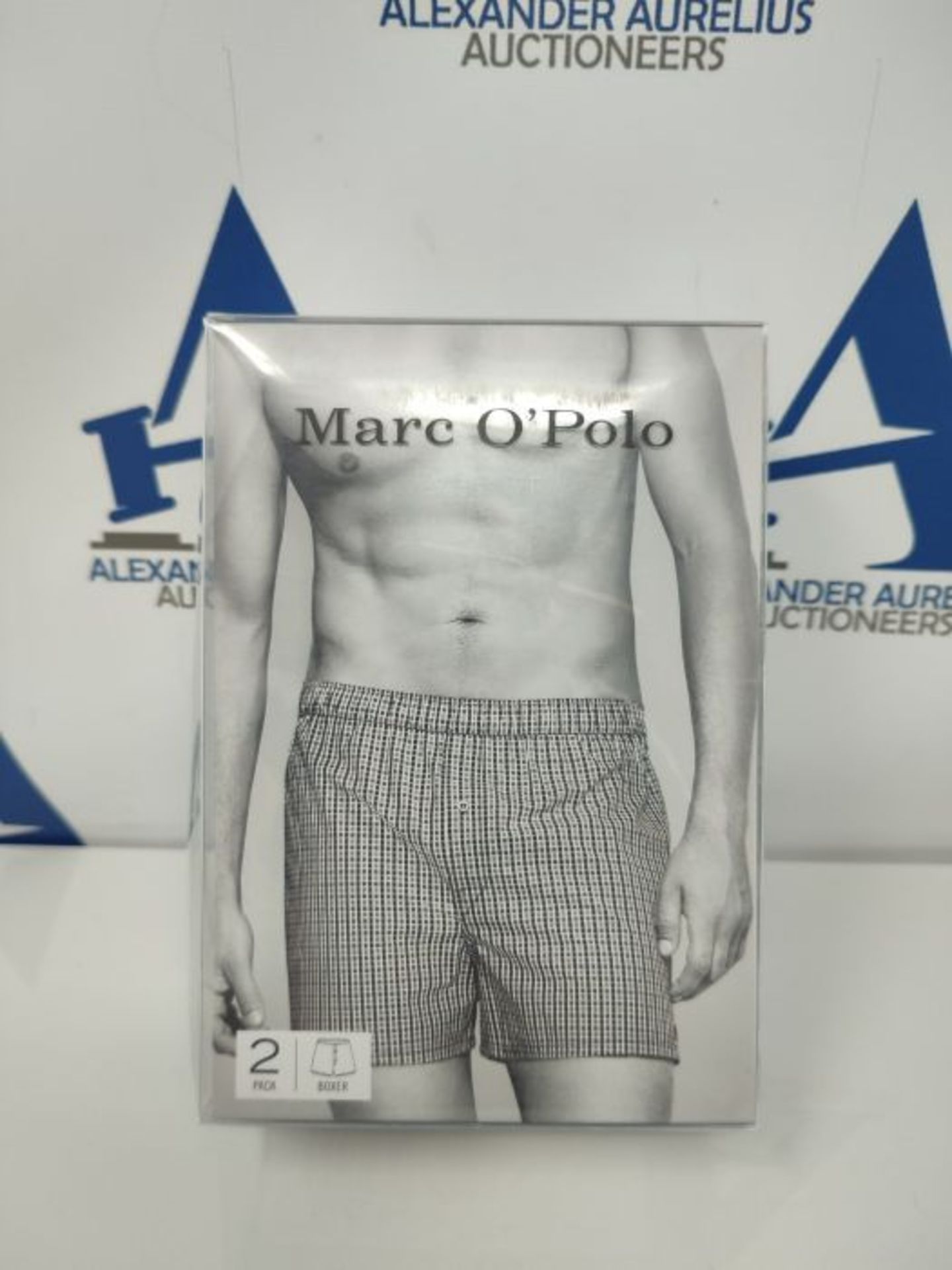 Marc O Polo Body & Beach Men's Marc O´Polo Boxershorts (2er Pack) Boxer Shorts, Blu - Image 2 of 2