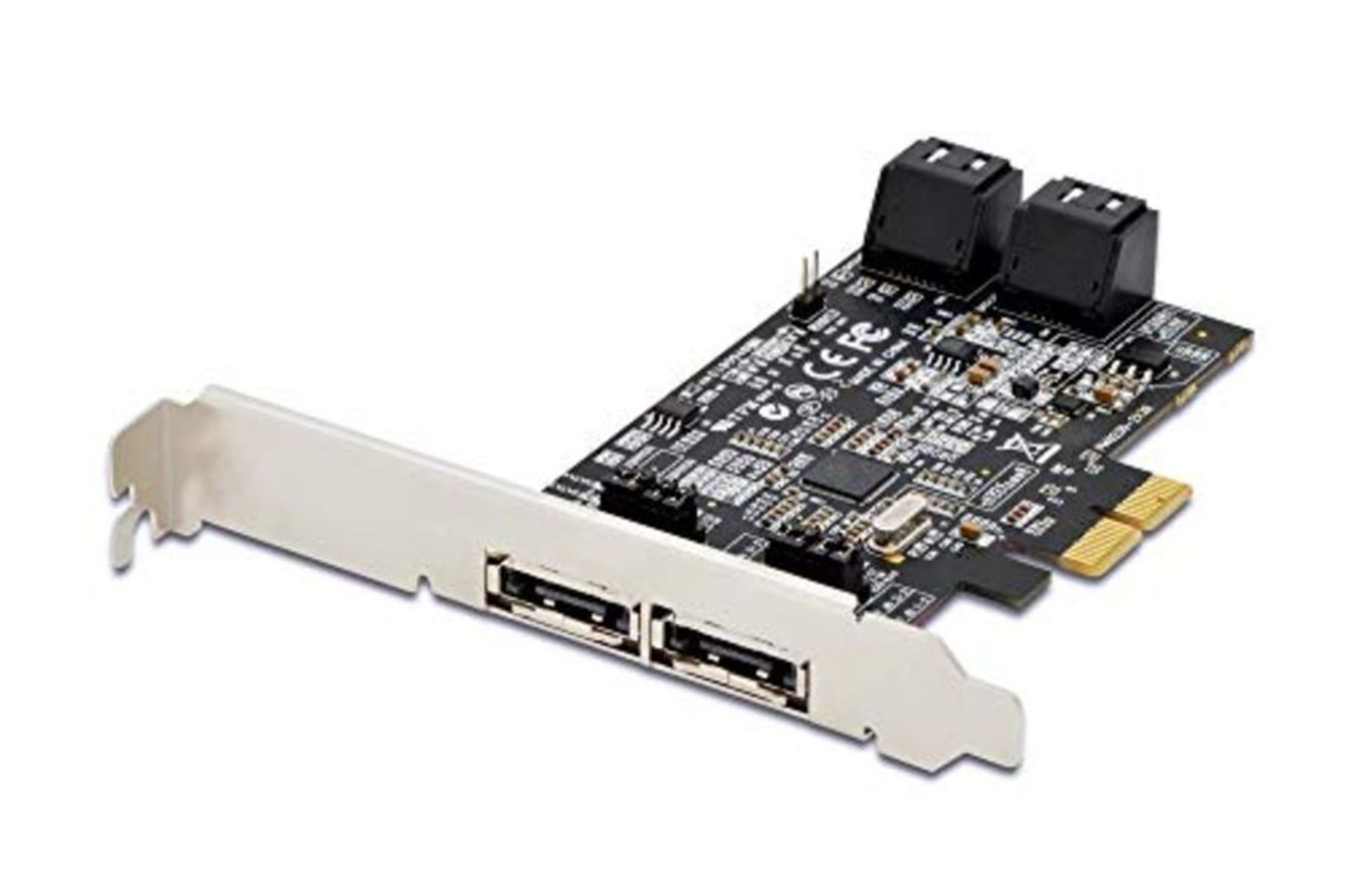 RRP £53.00 Digitus 4 Port SATA III PCI Express Card, DS-30104-1