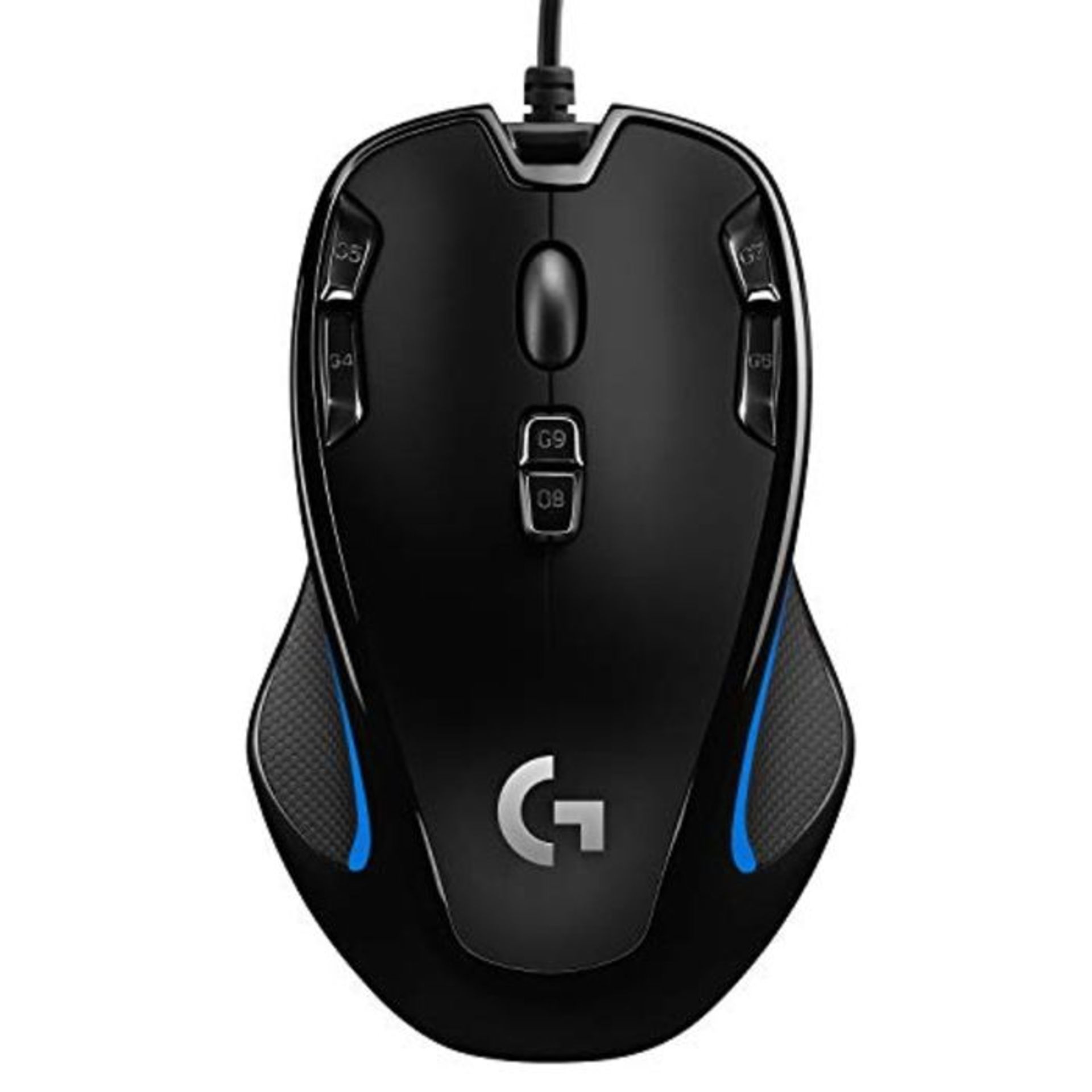 Logitech G300s Wired Gaming Mouse, 2,5K Sensor, 2,500 DPI, RGB, Lightweight, 9 Program