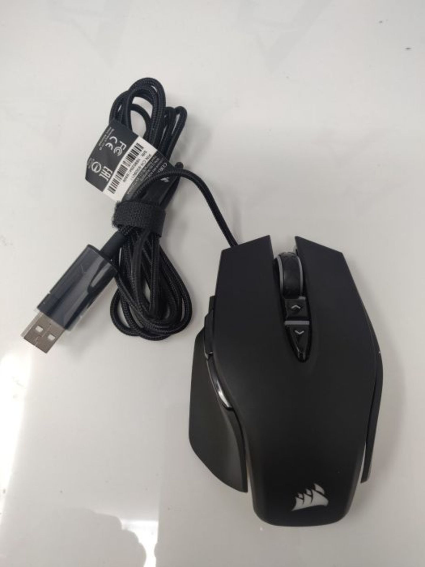 RRP £58.00 Corsair M65 ELITE RGB Optical FPS Gaming Mouse (18000 DPI Optical Sensor, Adjustable W - Image 3 of 3