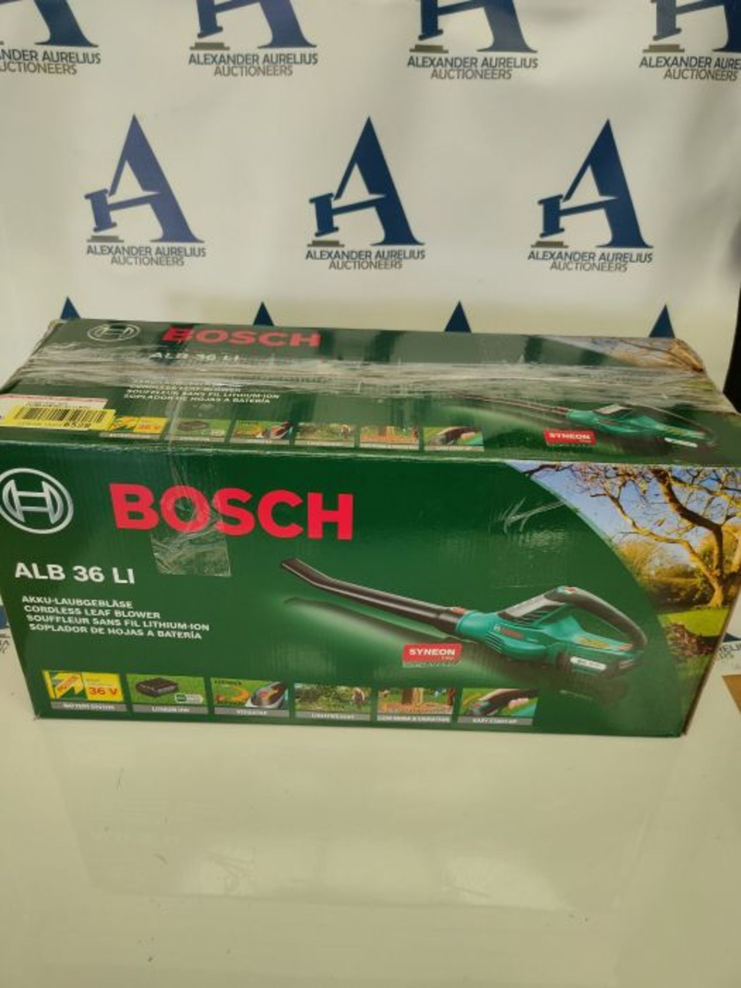 RRP £178.00 Bosch Home and Garden 06008A0402 ALB 36 LI Leaf Blower (1x 2.0 Ah Battery, Charger, ai - Image 2 of 3