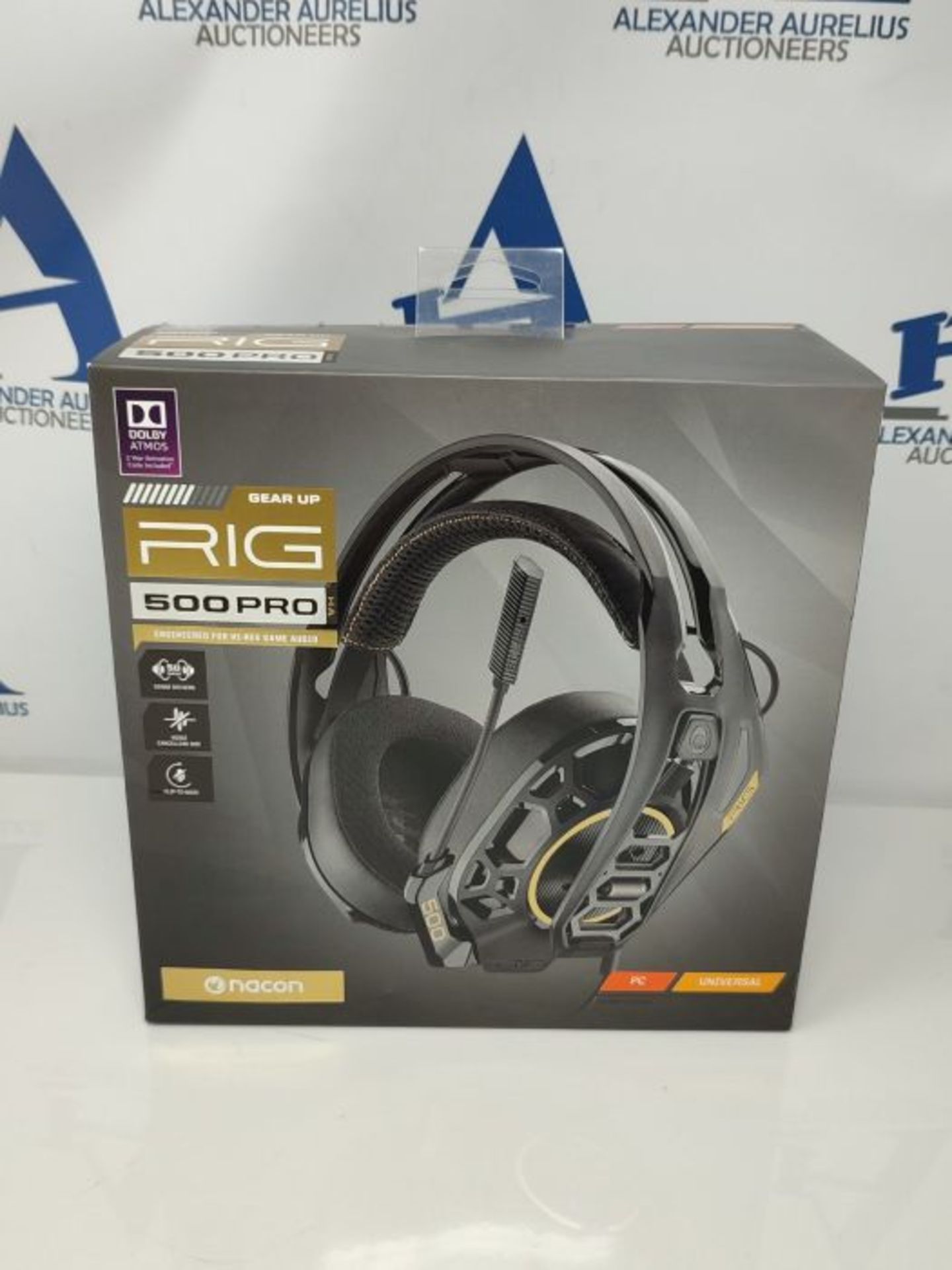 RRP £69.00 UDIO GAMING PLANTRONICS RIG 500 PRO HA - Black - Image 2 of 3