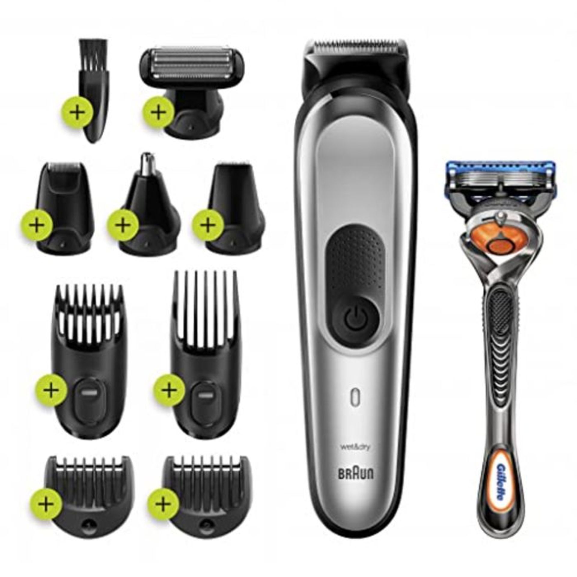 RRP £55.00 Braun Beard Trimmer/Hair Clipper Men's Trimmer/Hair Clipper & Shaver 10-in-1 Set for B