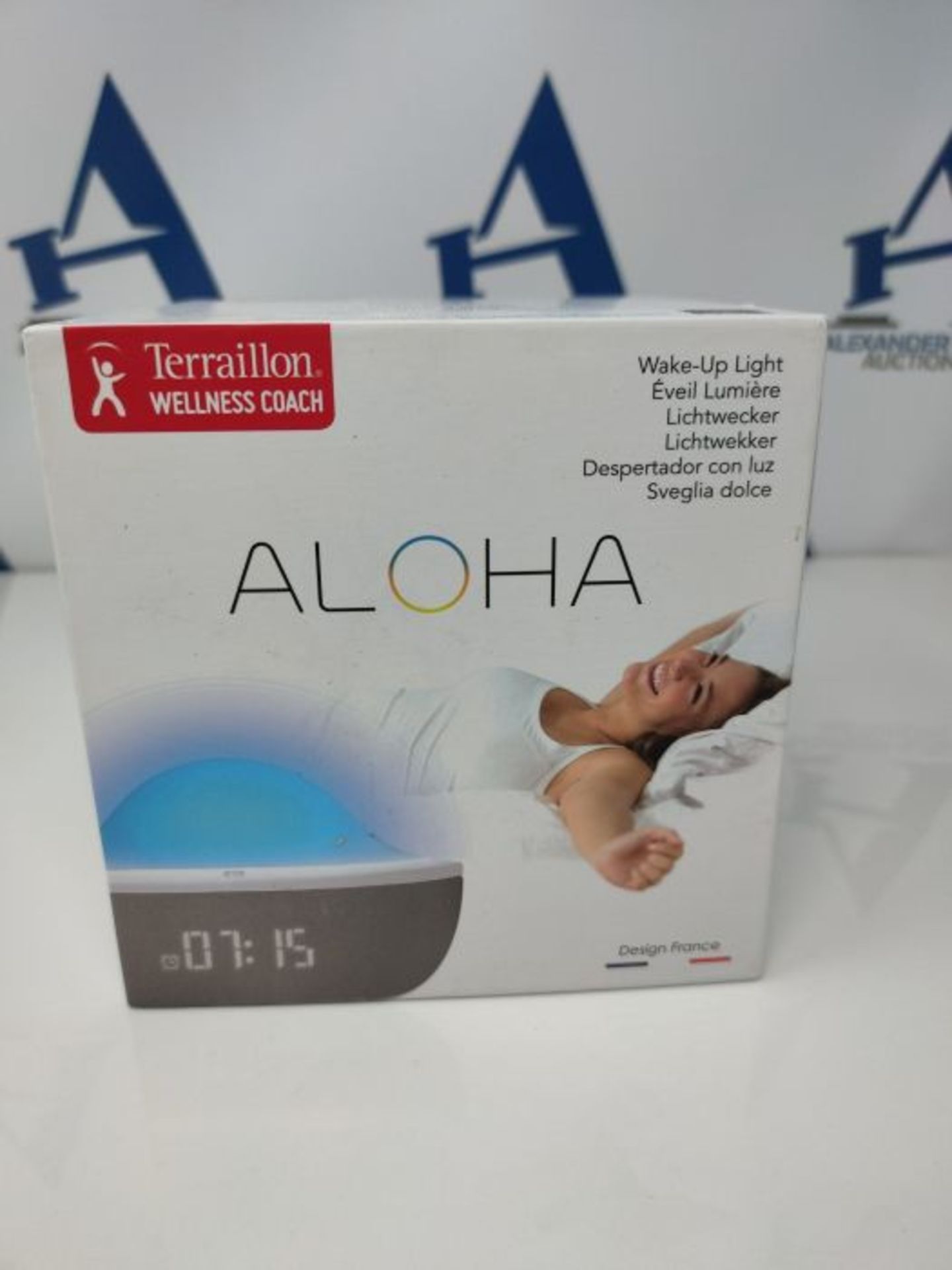 RRP £60.00 Terraillon Aloha Sleep Faster & Wake Up Easier Sunrise Alarm Clock / Lamp, Dawn Simula - Image 2 of 3