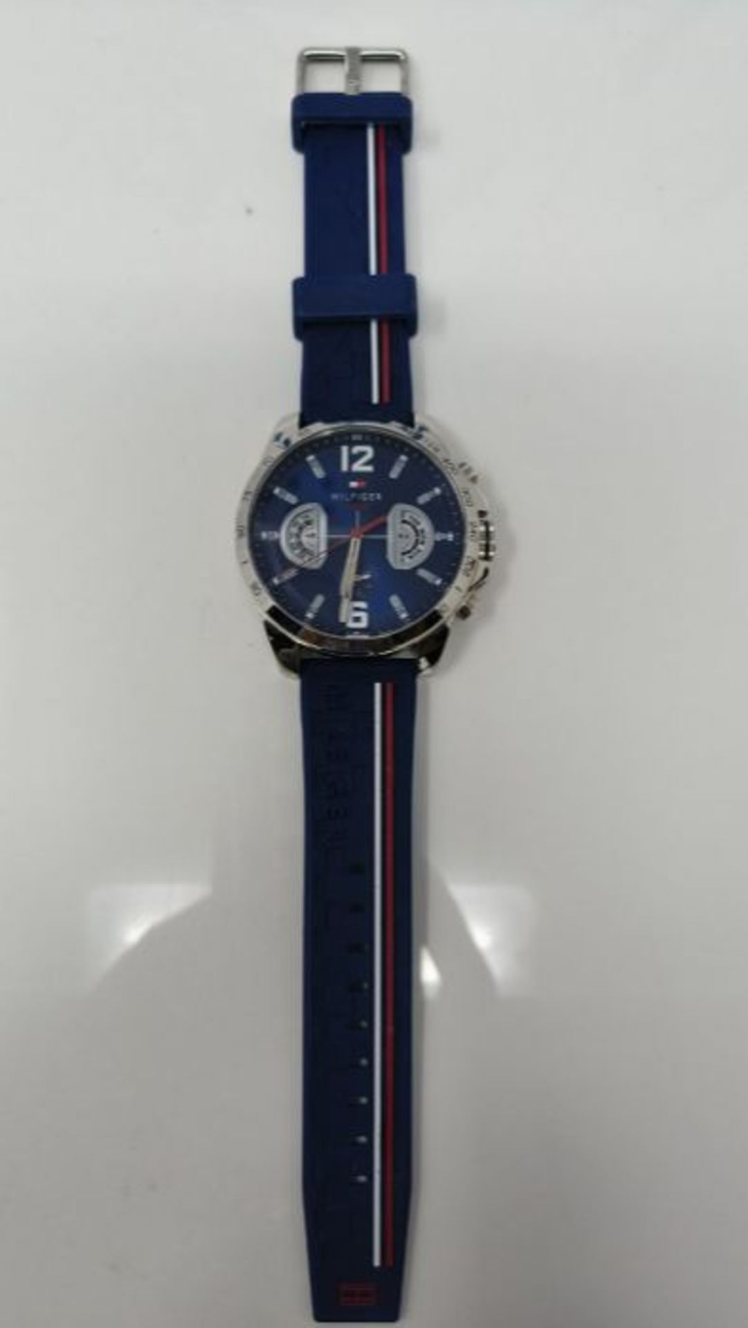 RRP £93.00 Tommy Hilfiger Unisex-Adult Multi dial Quartz Connected Wrist Watch with Silicone Stra - Image 2 of 3