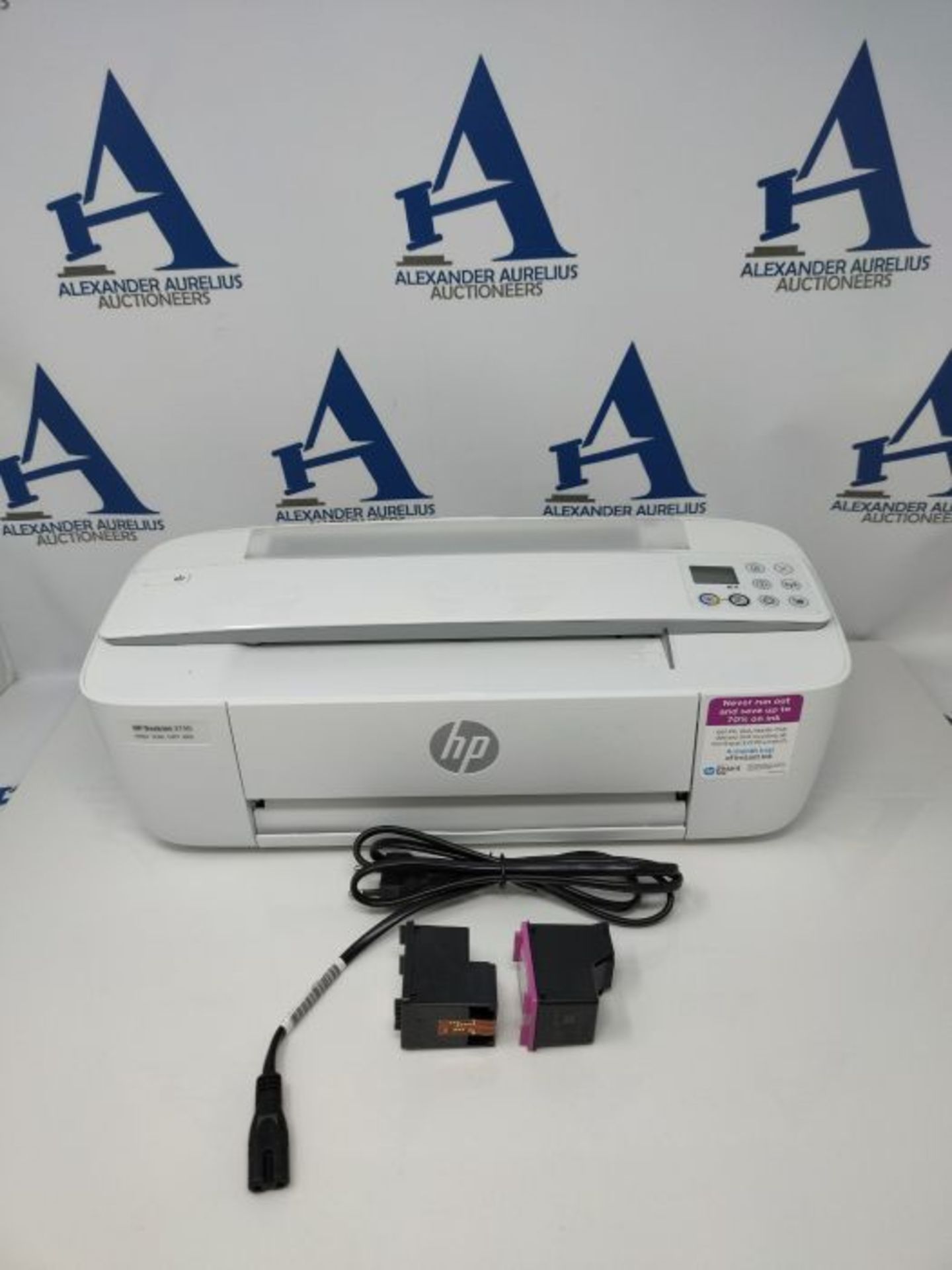 RRP £75.00 HP DeskJet 3750 Multifunktionsdrucker (Drucken, Scannen, Kopieren, WLAN, Airprint, mit - Image 3 of 3