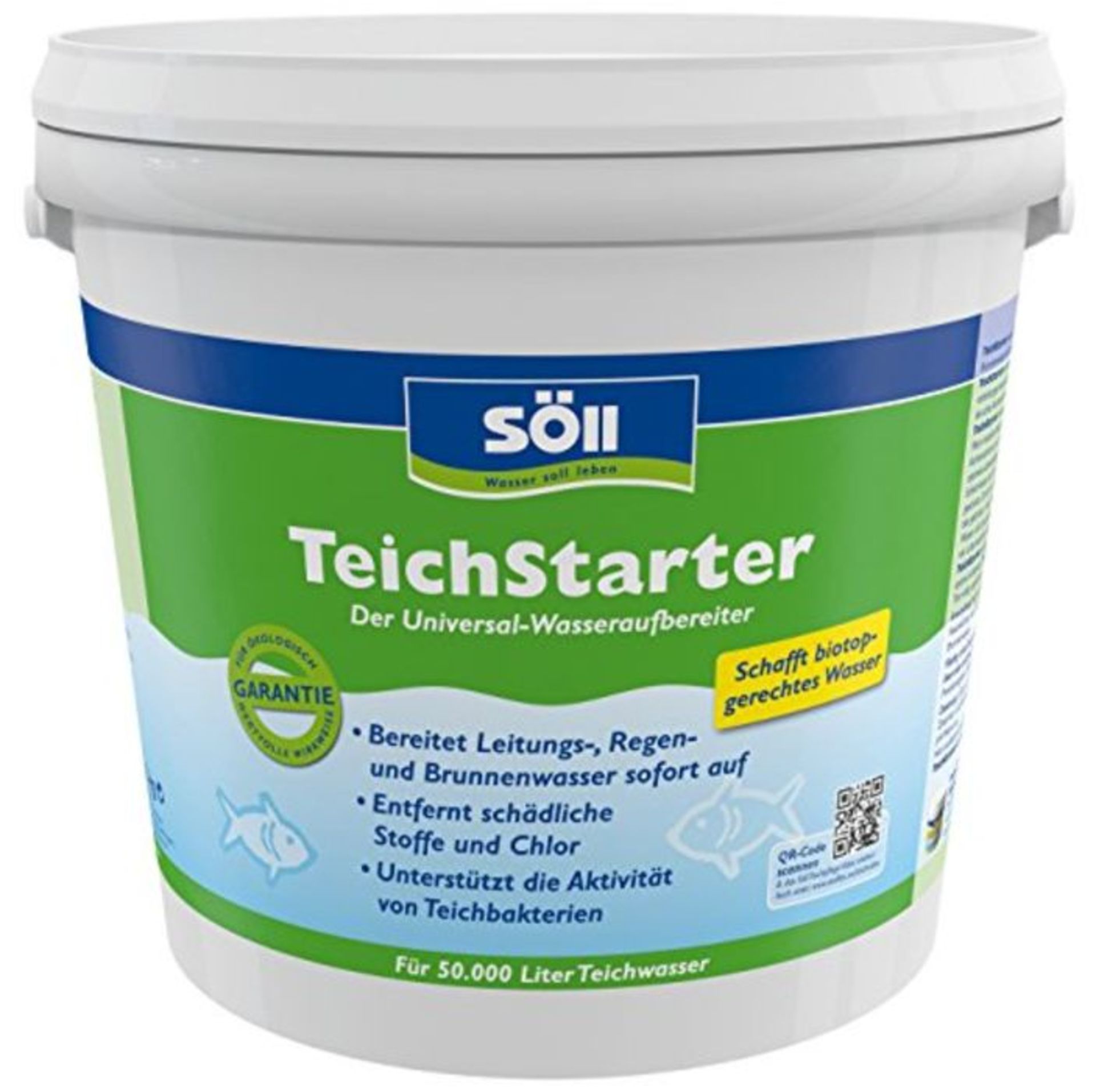 RRP £96.00 Universal water conditioner TeichStarter from Söll (5 kg for 50,000 liters) immediate