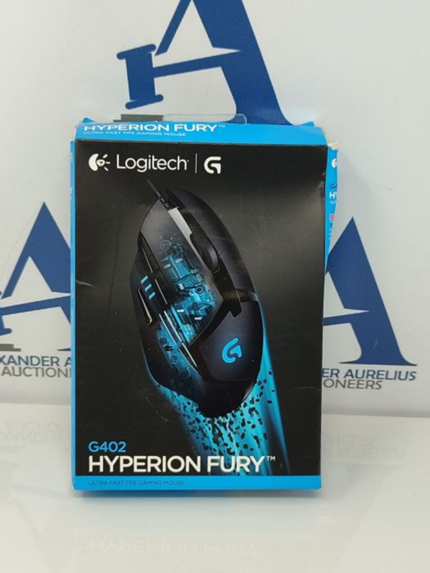 Logitech G402 Hyperion Fury Wired Gaming Mouse, 4,000 DPI, Lightweight, 8 Programmable - Image 2 of 3