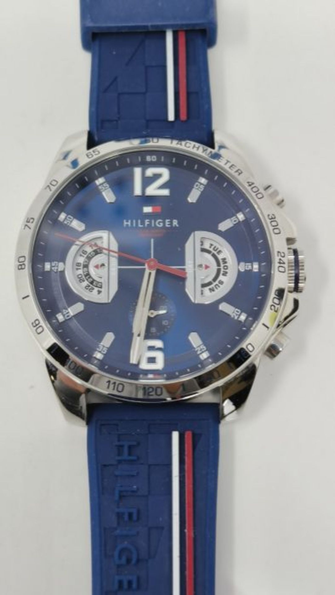 RRP £93.00 Tommy Hilfiger Unisex-Adult Multi dial Quartz Connected Wrist Watch with Silicone Stra - Image 3 of 3