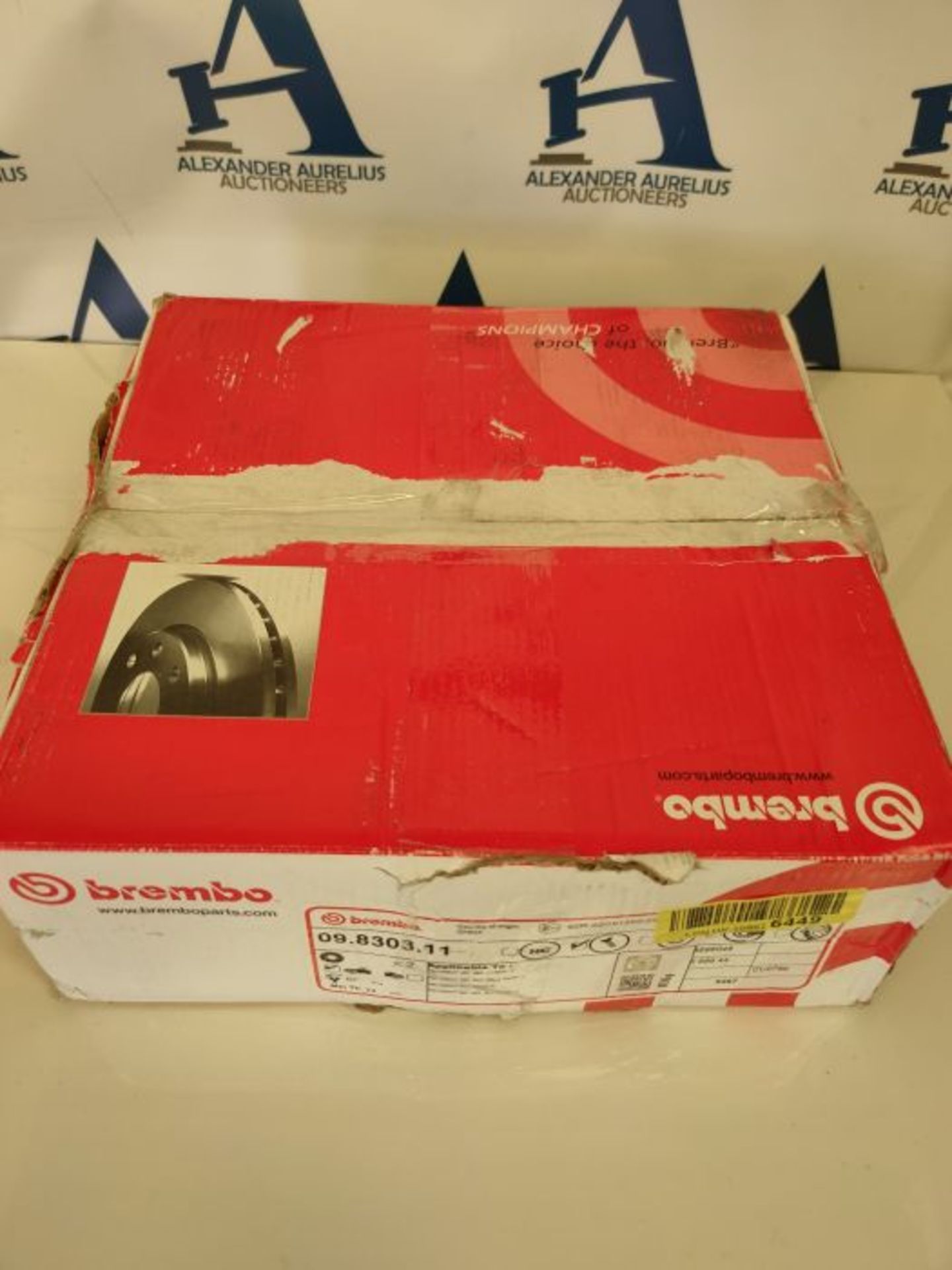 RRP £83.00 Brembo 09.8303.11 Front Uv Coated Brake Disc - Set of 2 - Image 2 of 3