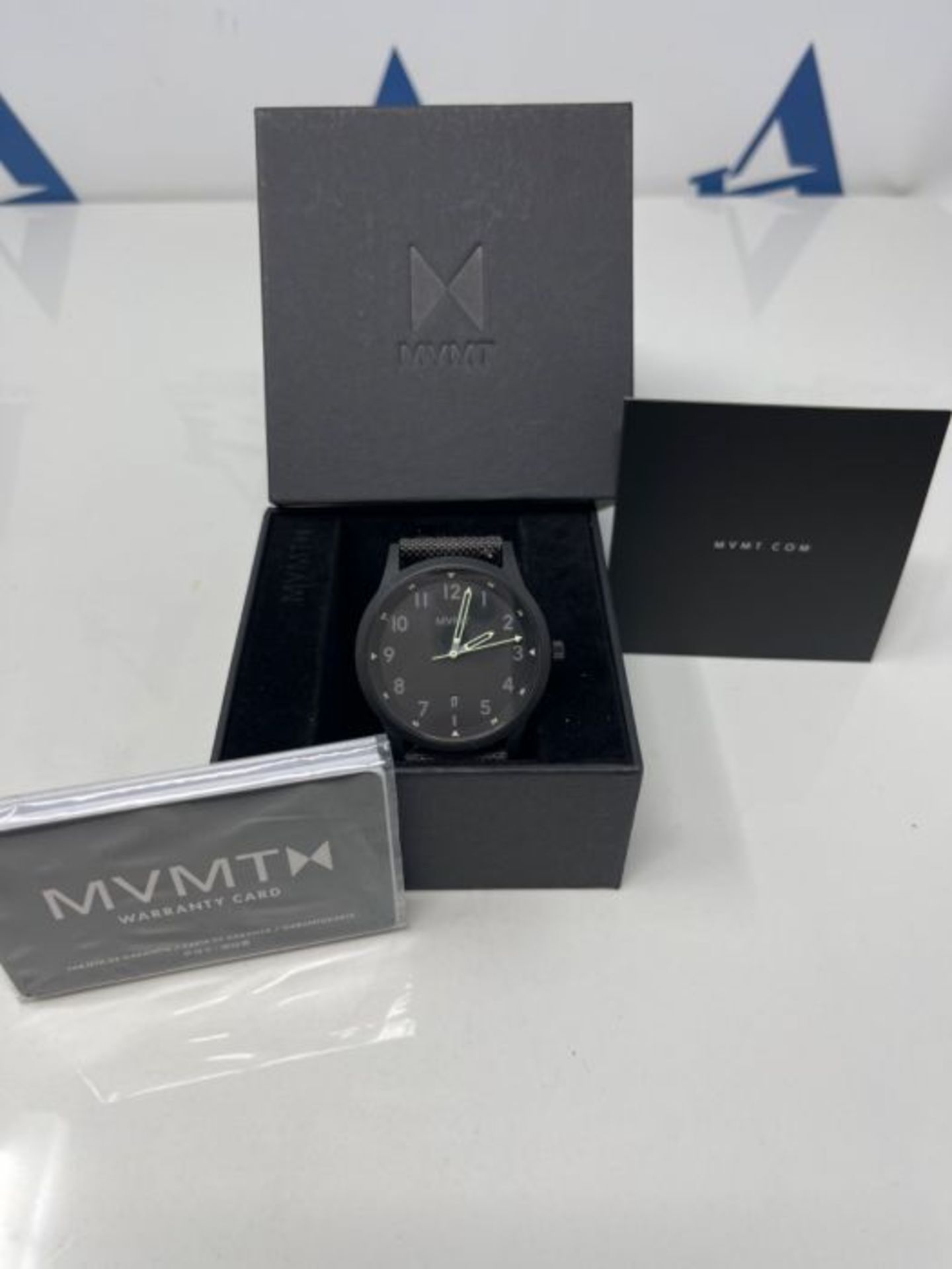 RRP £79.00 MVMT Men's Analogue Quartz Watch with Canvas Strap 28000015-D - Image 2 of 3