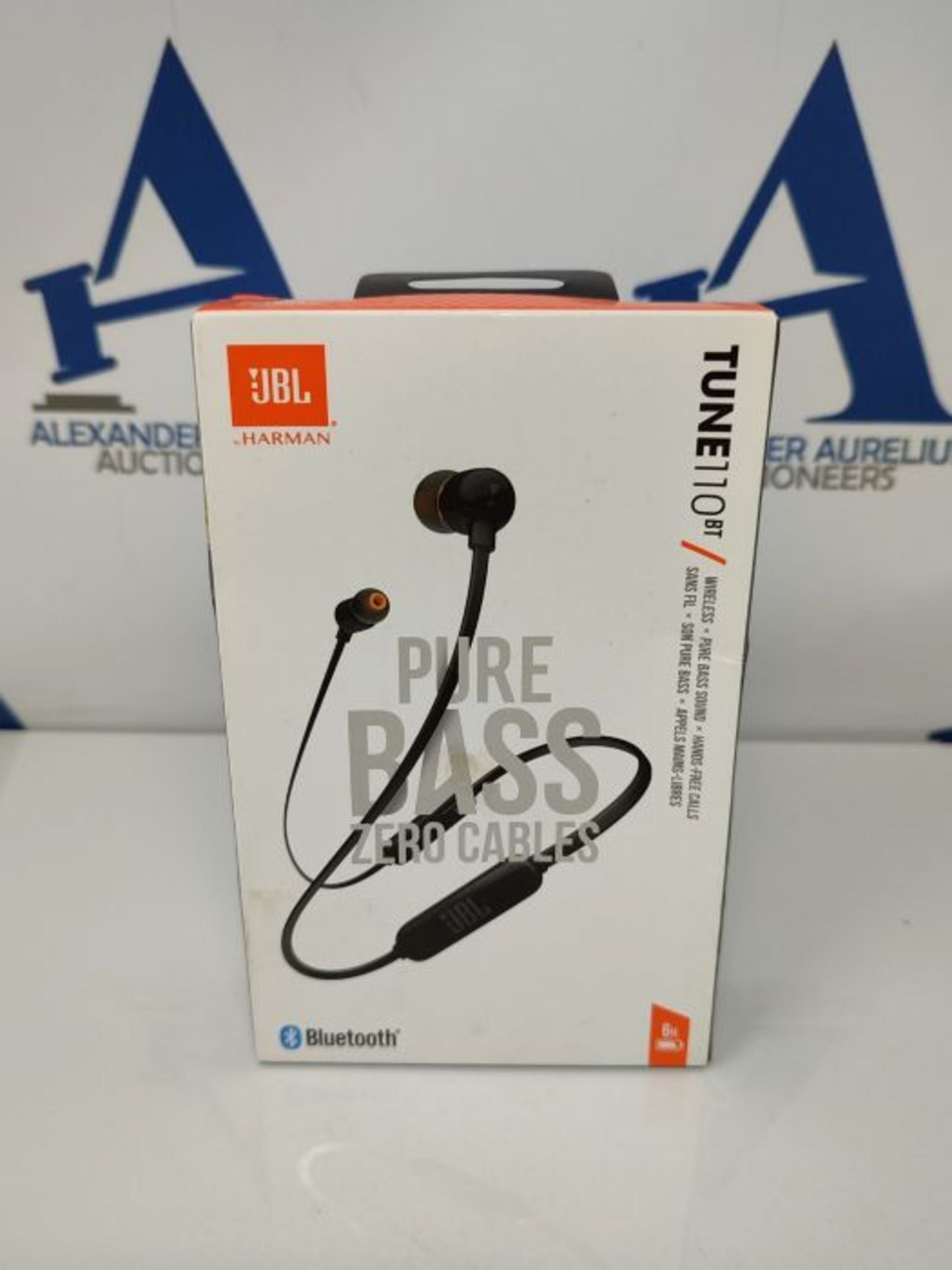 JBL T110BT Wireless Bluetooth In-Ear Headphones One Size Black - Image 2 of 3