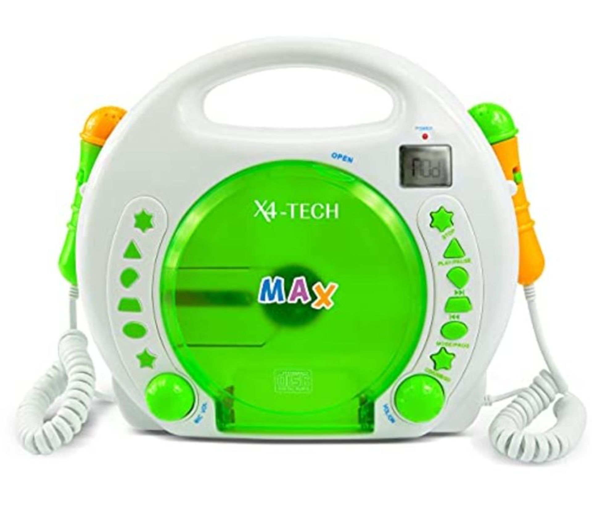 X4-TECH children's CD player Bobby Joey MP3 with battery and power supply