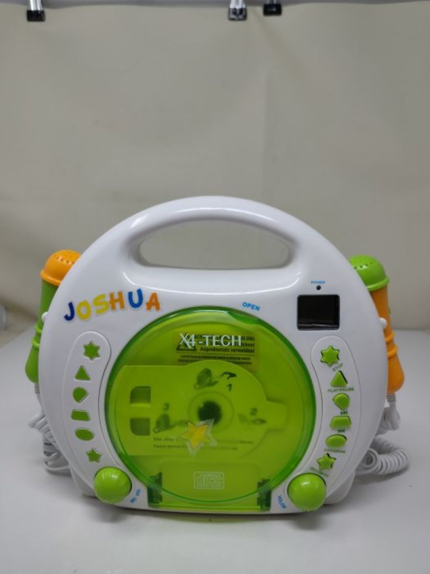 X4-TECH children's CD player Bobby Joey MP3 with battery and power supply - Image 3 of 3