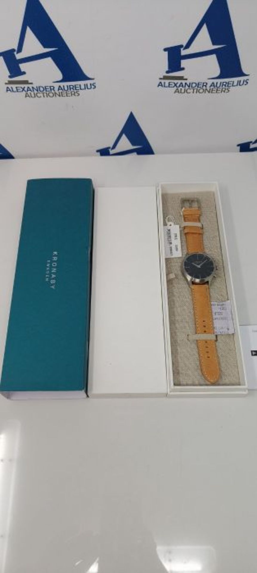 RRP £214.00 Kronaby S3123/1 Men's Beige Sekel Hybrid Smartwatch - Image 2 of 3