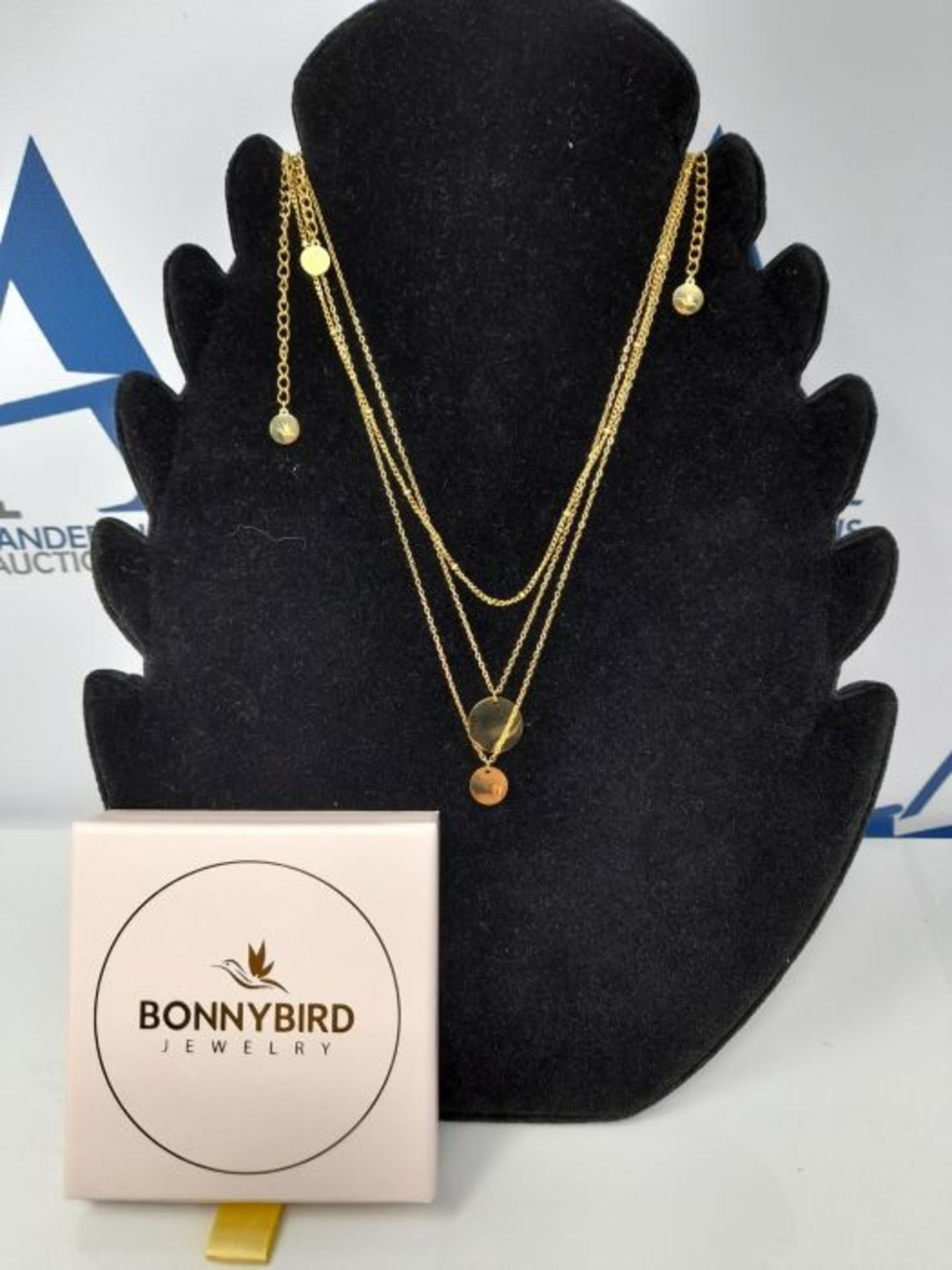 BONNYBIRD ® Women's necklaces with various pendants, high-quality stainless steel cha - Image 2 of 3