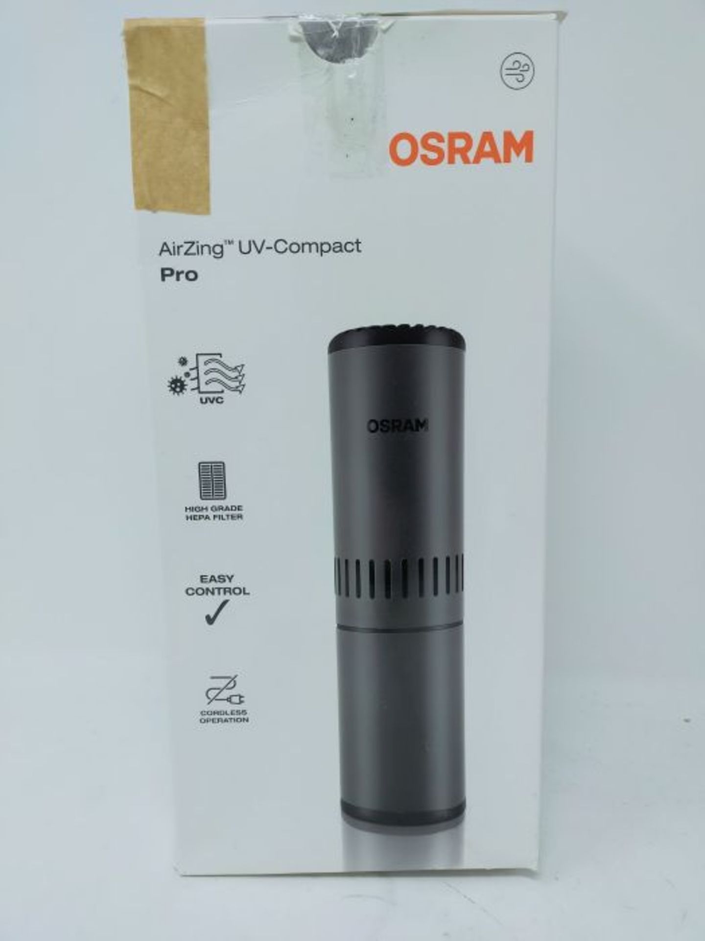 RRP £175.00 OSRAM UVCOMPACTPRO AirZing Compact Pro Portable 2 in 1 air Purification and Filtration - Image 2 of 3