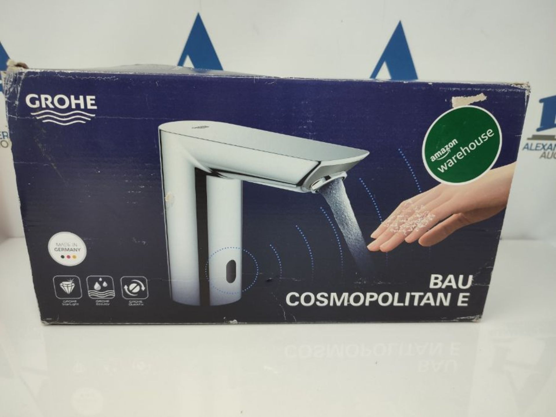 RRP £159.00 GROHE Bau Cosmopolitan E 36453000 Infrared Electronics for Washbasin DN 15 with Mixtur - Image 2 of 3