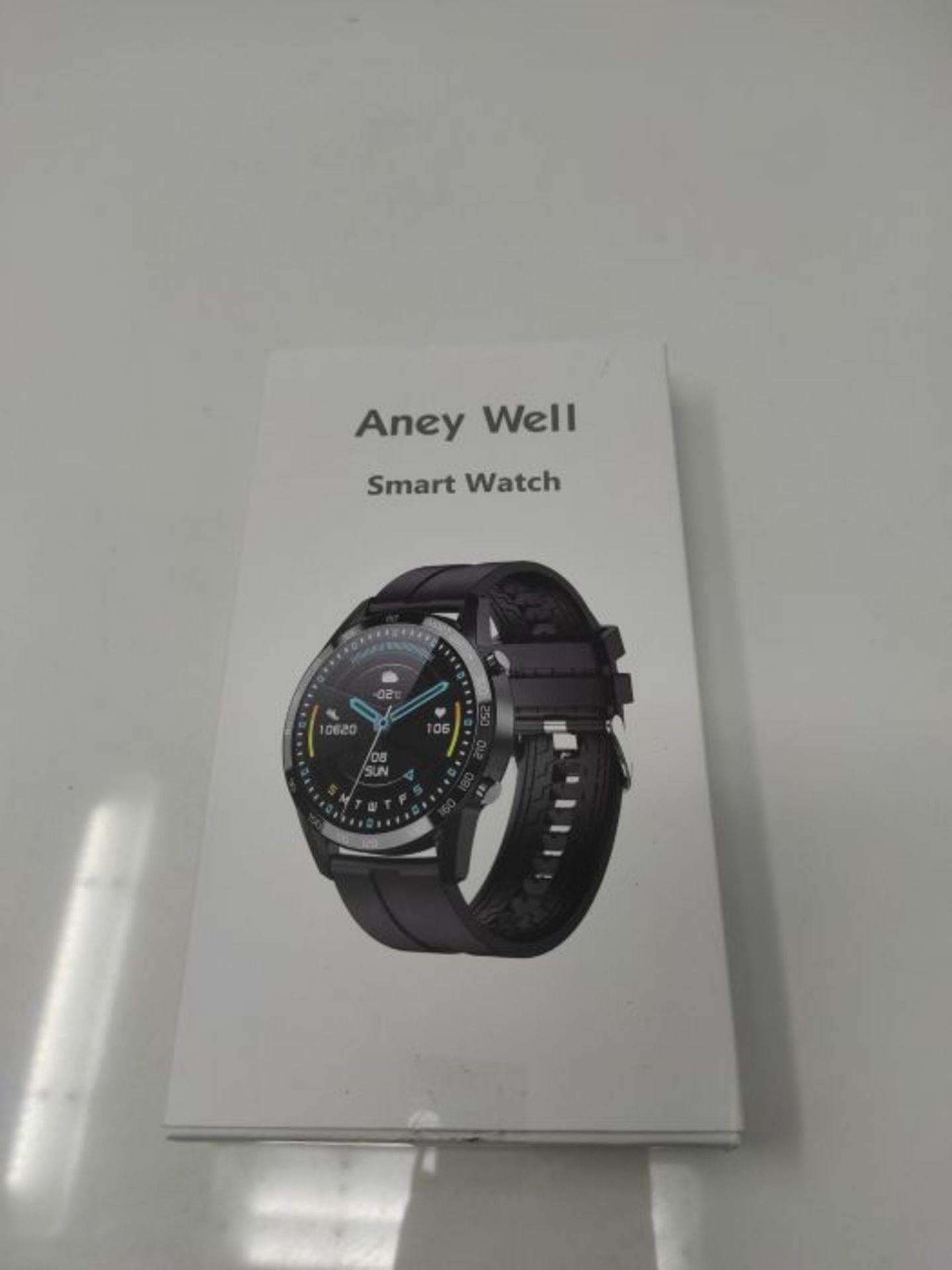 RRP £52.00 Aney Well Smartwatch Men's Sports Watch with Bluetooth Call Fitness Watch Fitness Trac - Image 2 of 3