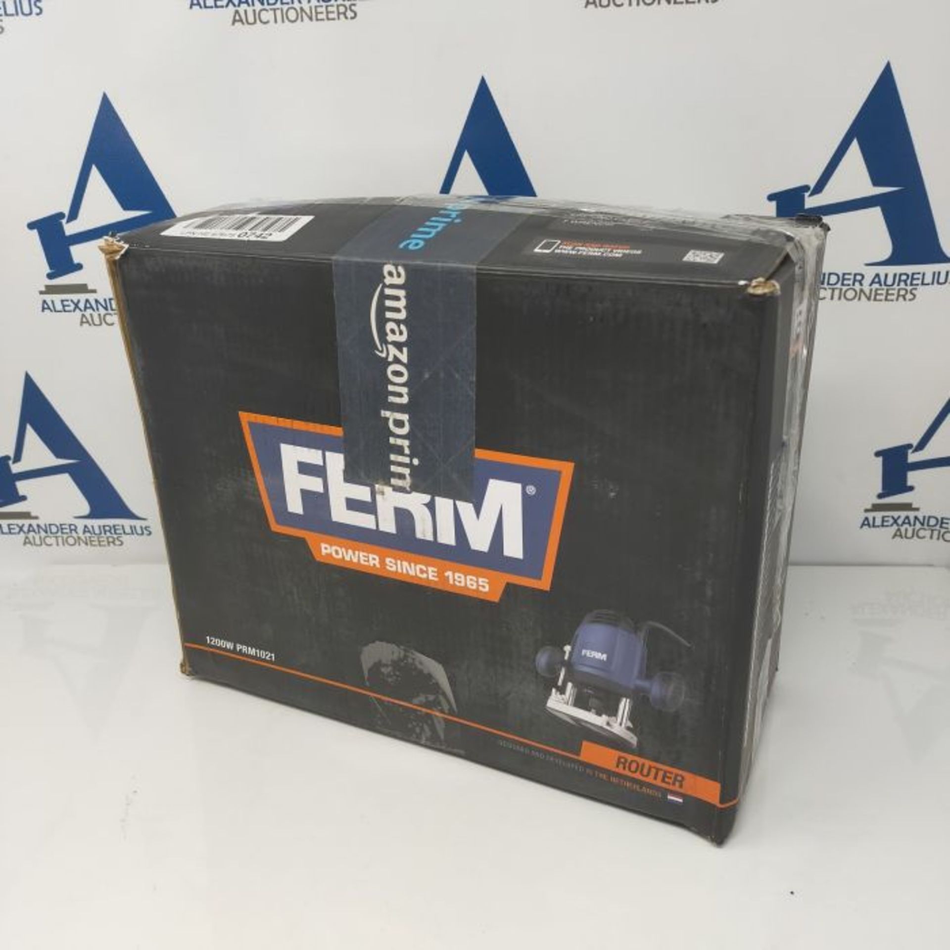 RRP £67.00 FERM PRM1021 Router 1200W with 3 Pcs. Router Bit Set - Collet Diameter 6 + 8 mm - Dept - Image 3 of 3