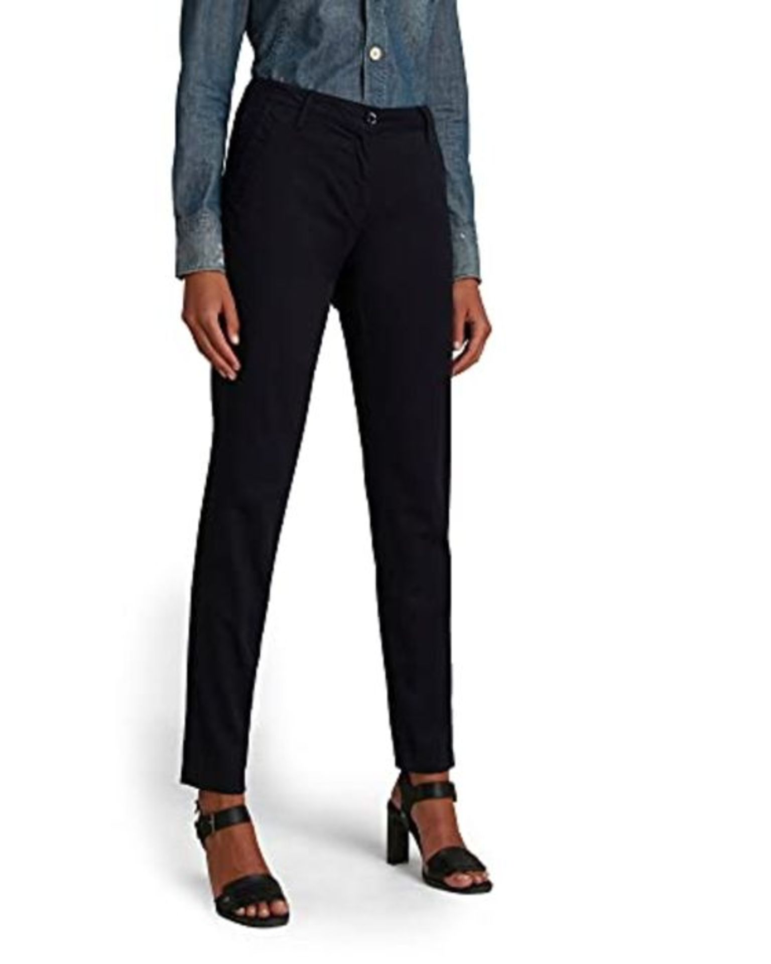 RRP £75.00 G-STAR RAW, Womens Bronson Mid Waist Skinny Chino, Blue (mazarine blue 5488-4213), 27W