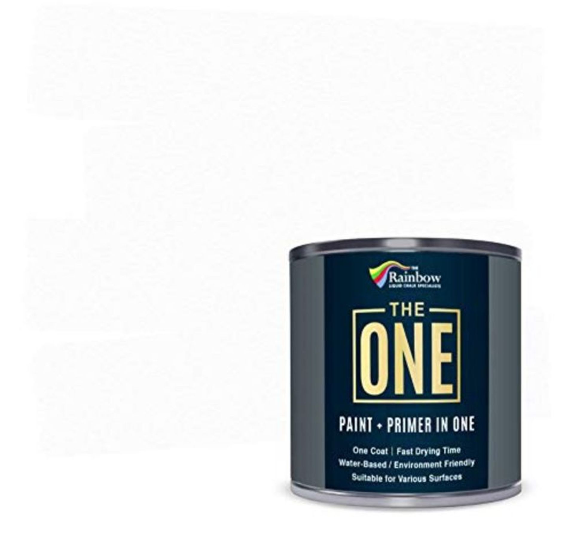 The One Paint - Satin Finish - Multi Surface Paint 1 Litre (White)