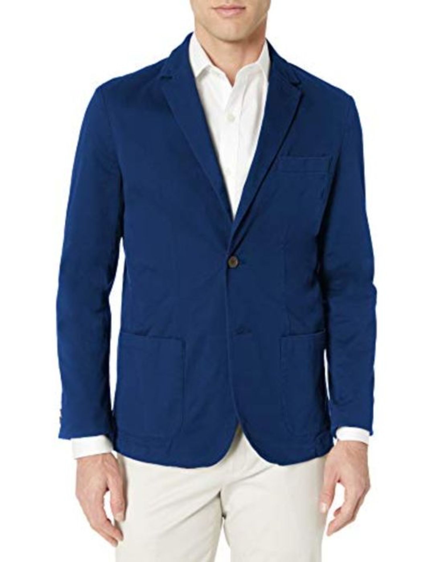 RRP £69.00 Amazon Essentials Men's Woven Sports Coat, Dark Blue, 40