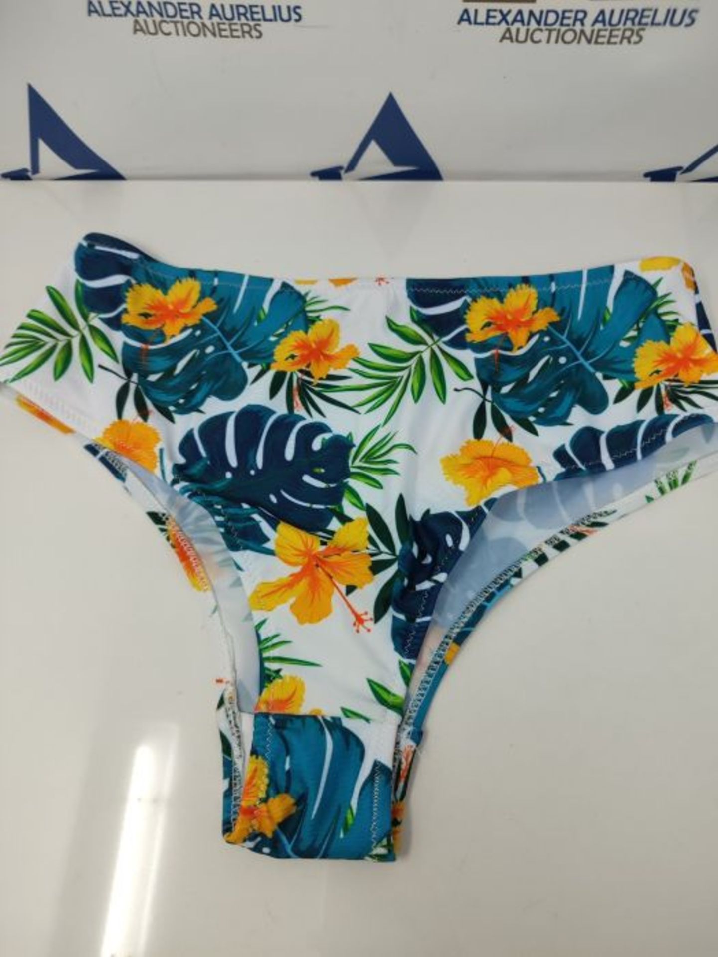 Wayleb Tankini for Women with Shorts Swimwear Sets Plus Size Flounce Top Swimsuit 2 Pi - Image 3 of 3