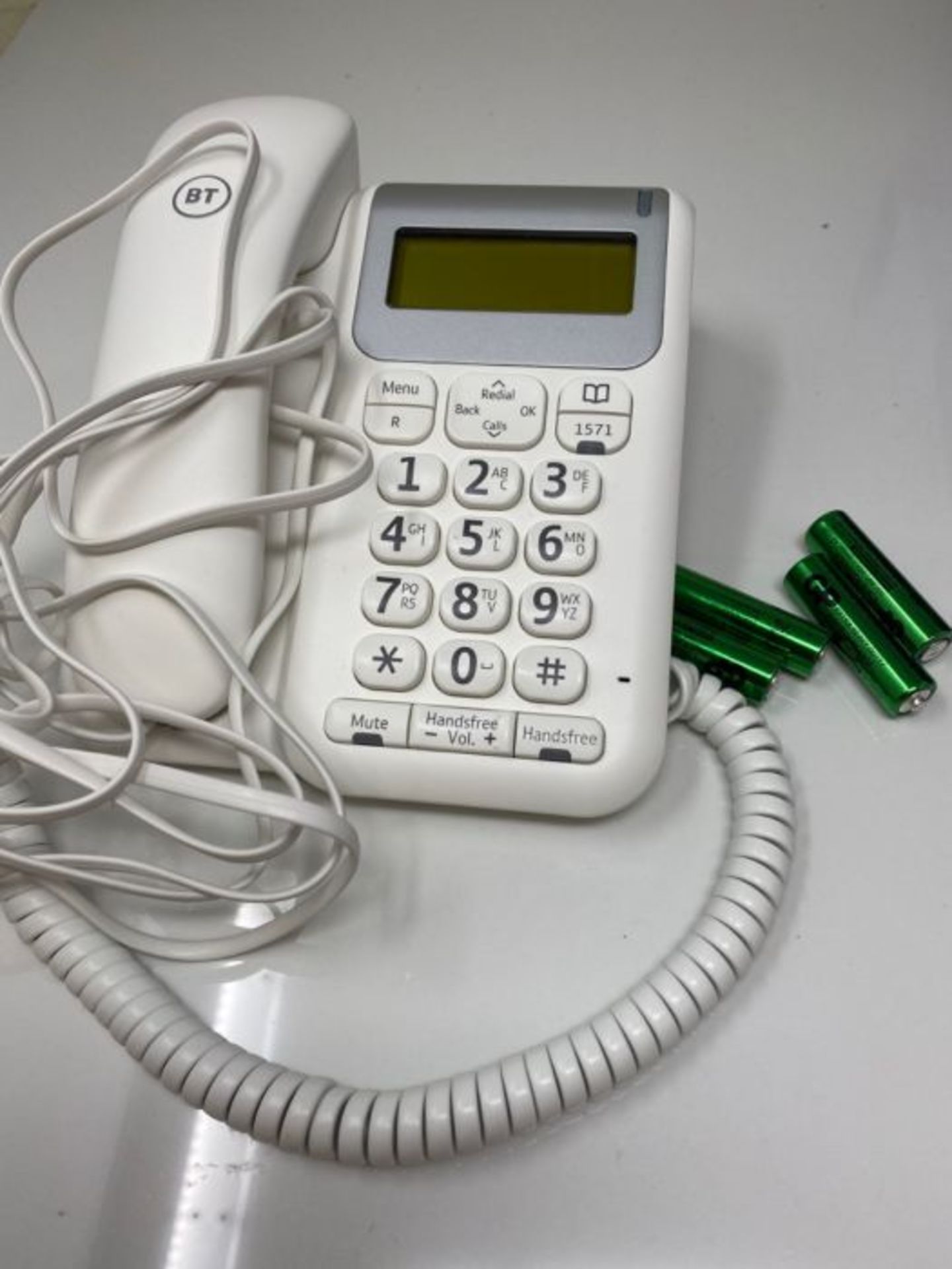 BT Decor Corded Telephone, White - Image 3 of 3