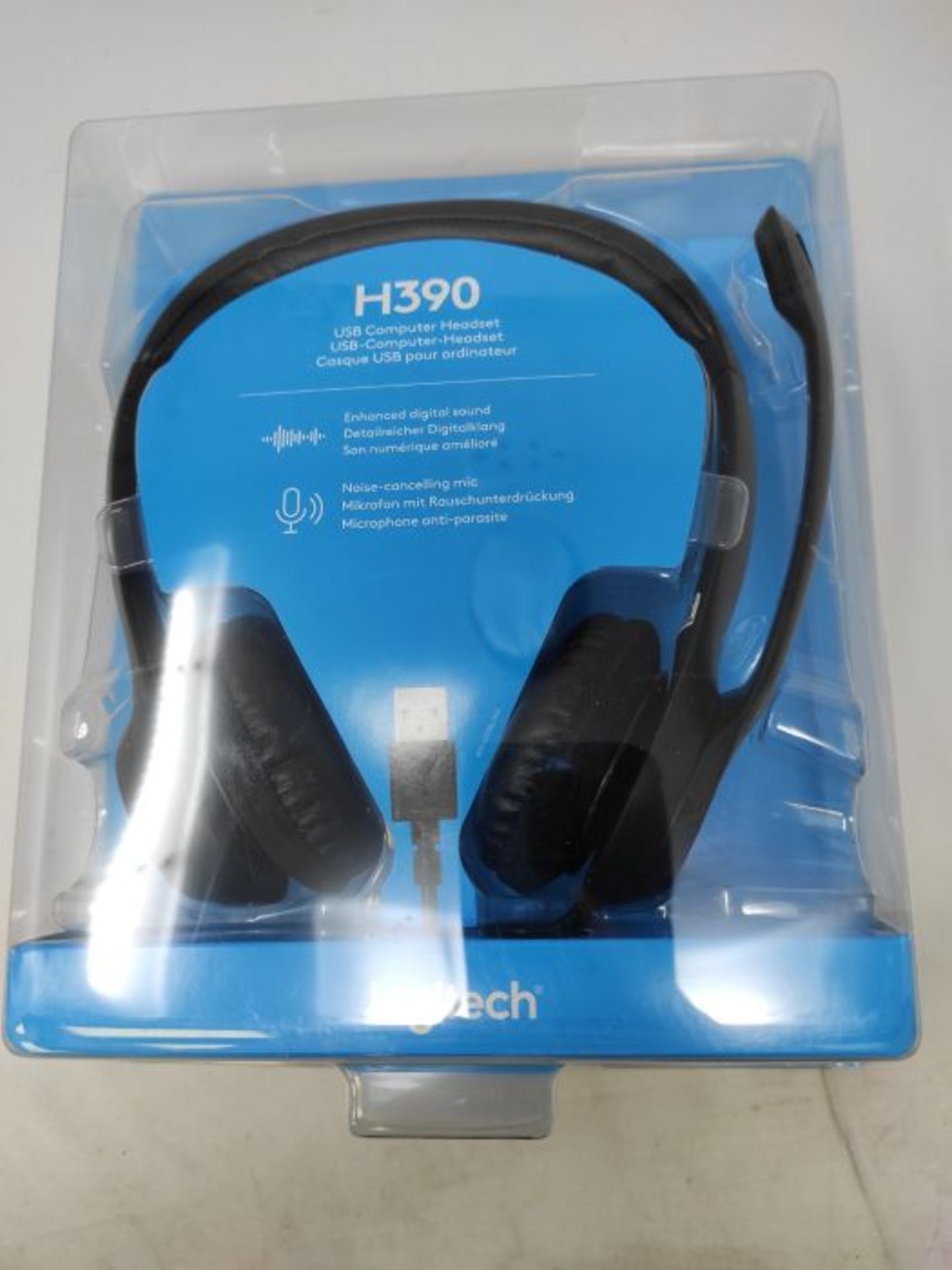 Logitech H390 KopfhÃ¶rer mit Mikrofon, Stereo-Headset, Mikrofon mit RauschunterdrÃ? - Image 2 of 3