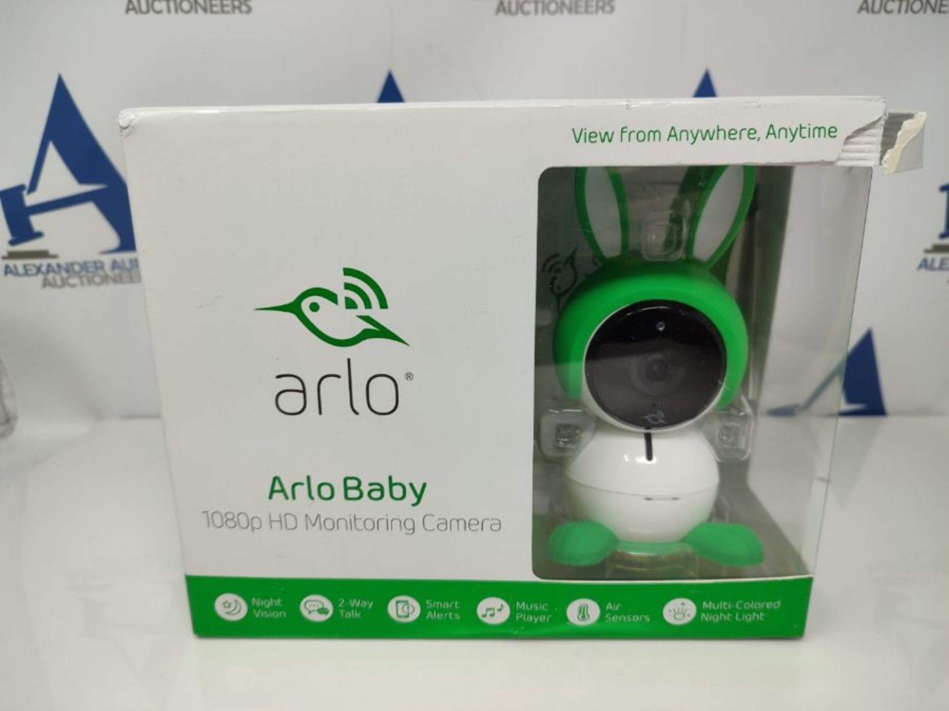 RRP £229.00 Arlo Baby and Pet Monitor Smart Wi-Fi Baby Monitor Camera 1080P HD with 2-Way Audio, N - Image 2 of 3