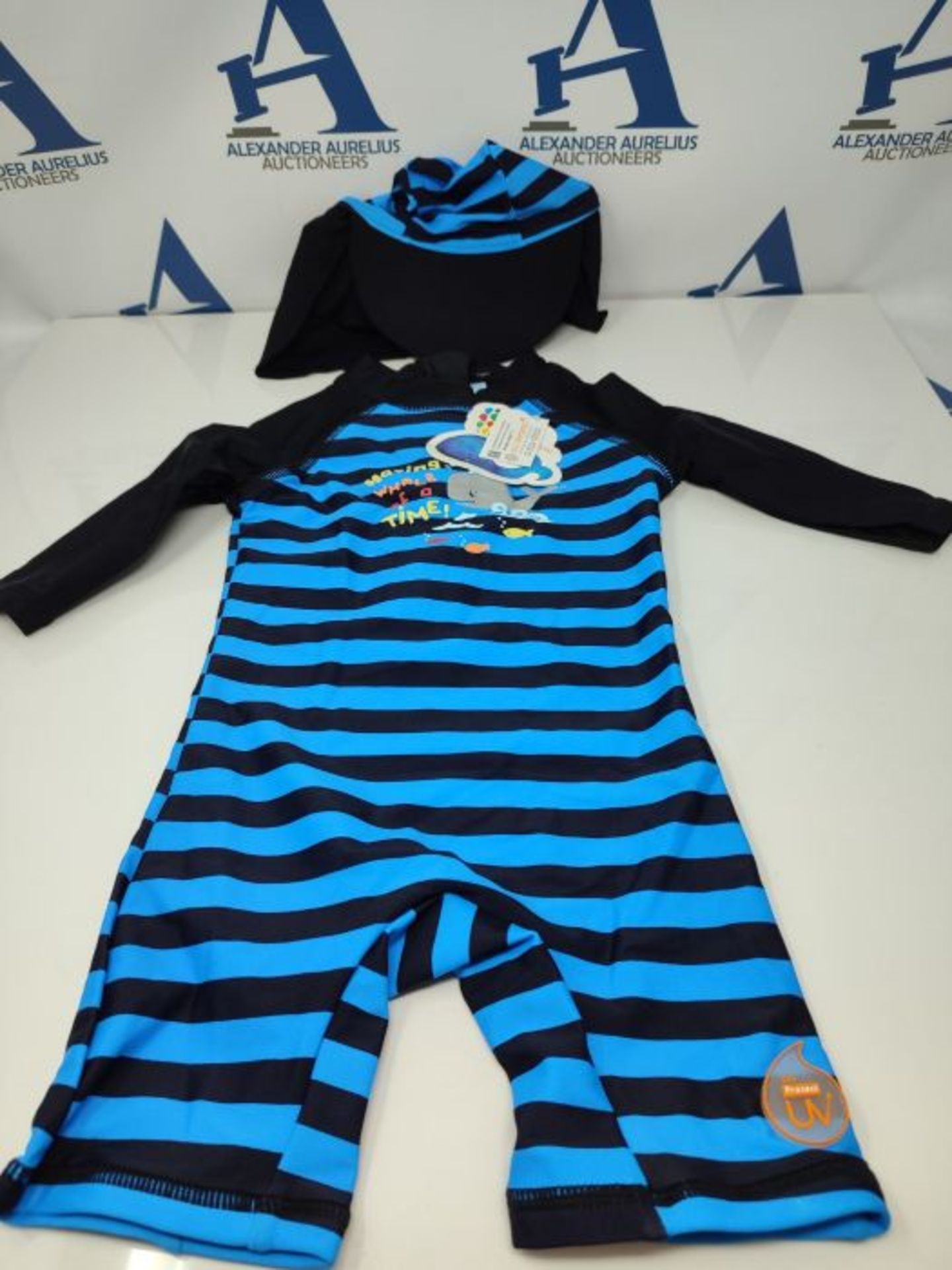 Bonverano Baby Boy Swimming Costume One Piece Long Sleeve Clothing UV Protection 50+ S - Image 3 of 3