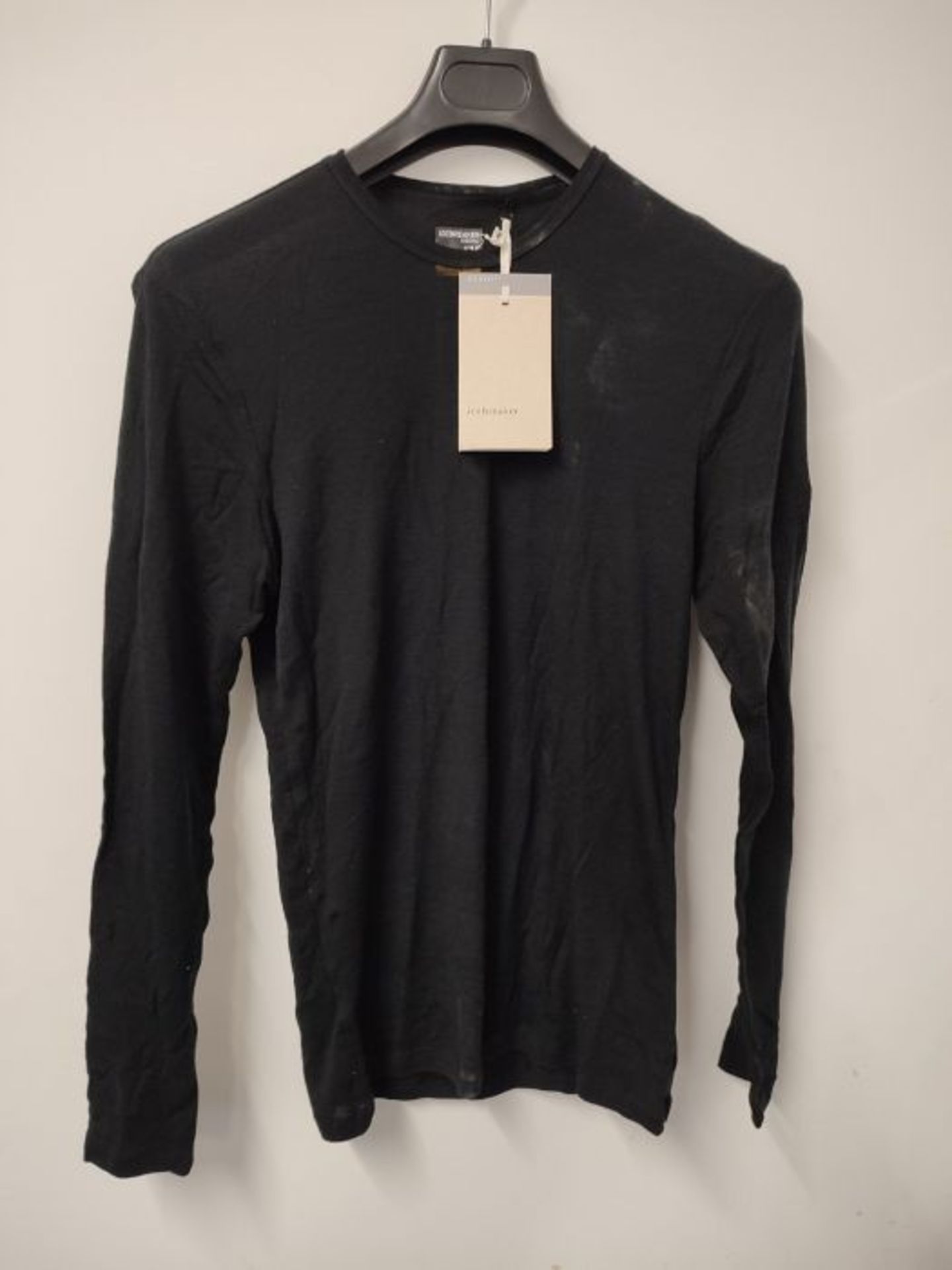 RRP £69.00 Icebreaker Men's Everyday Long Sleeve Crewe Thermal Top T shirt, Black, M UK - Image 2 of 2