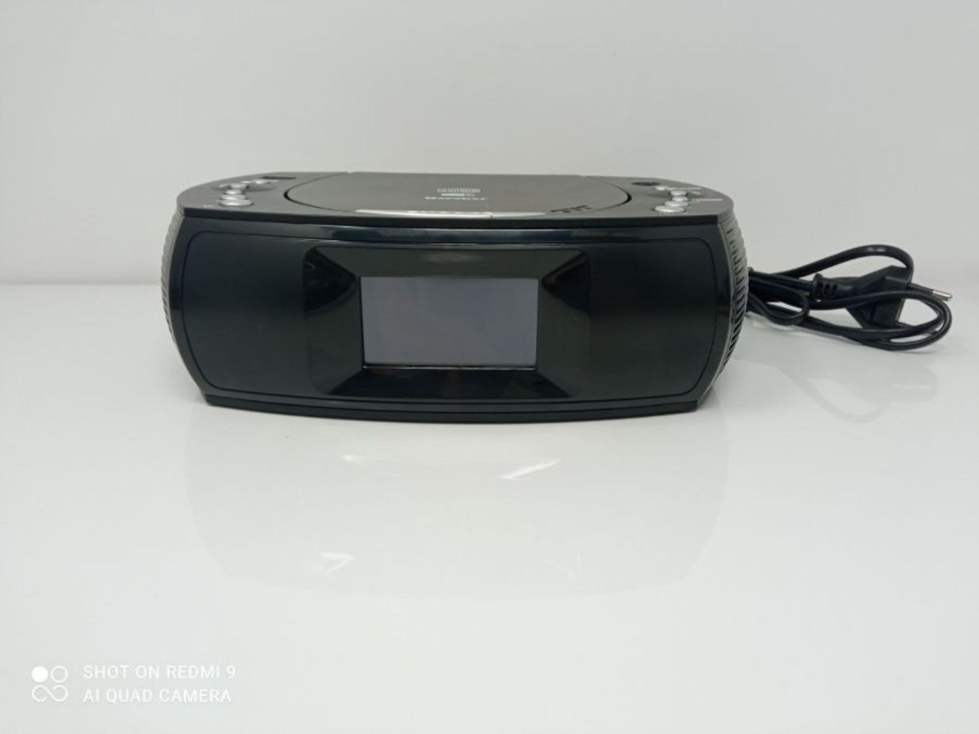 RRP £59.00 Karcher Clock Radios, Black - Image 2 of 2